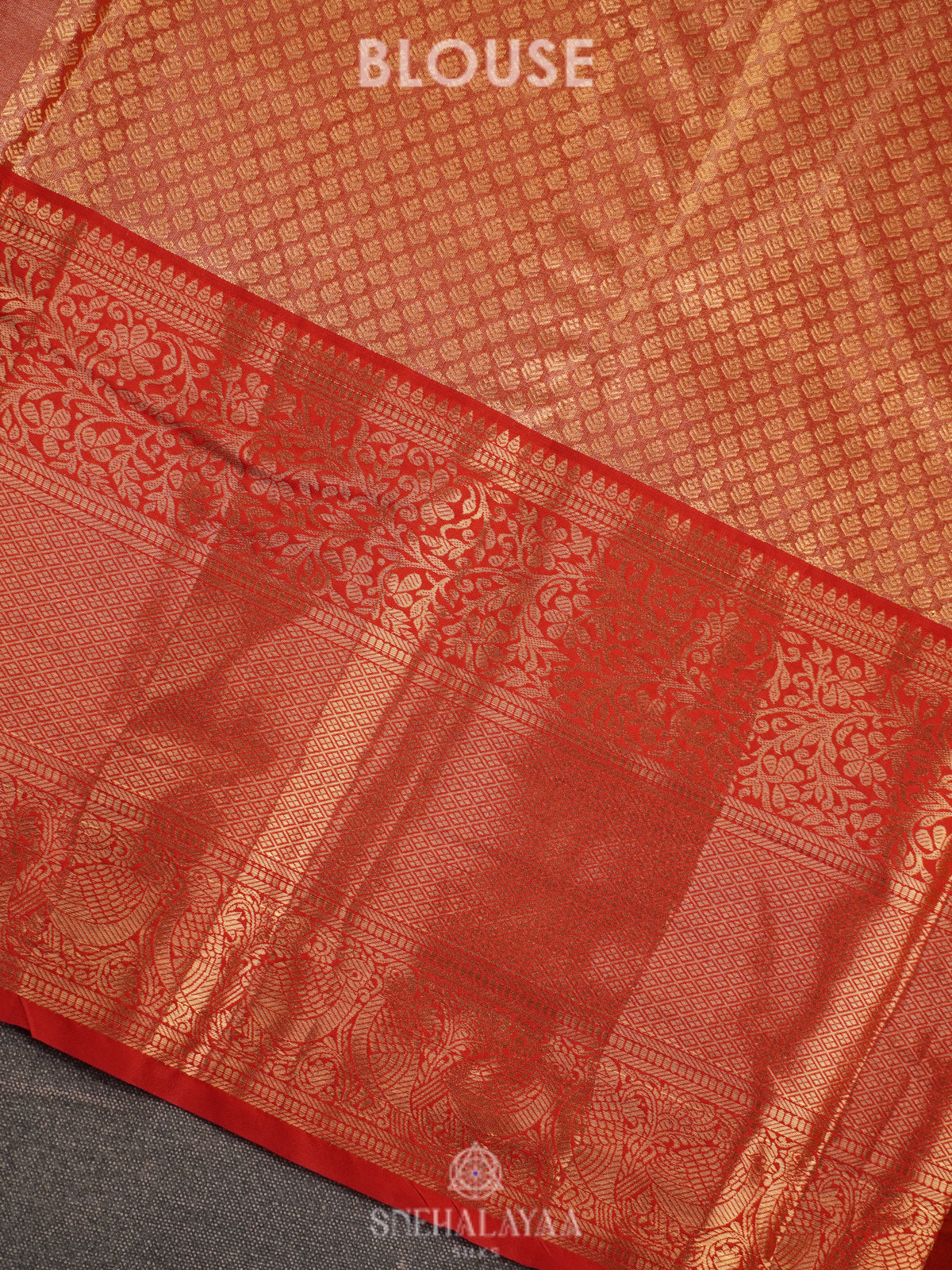 Golden Yellow Art Silk Sraee