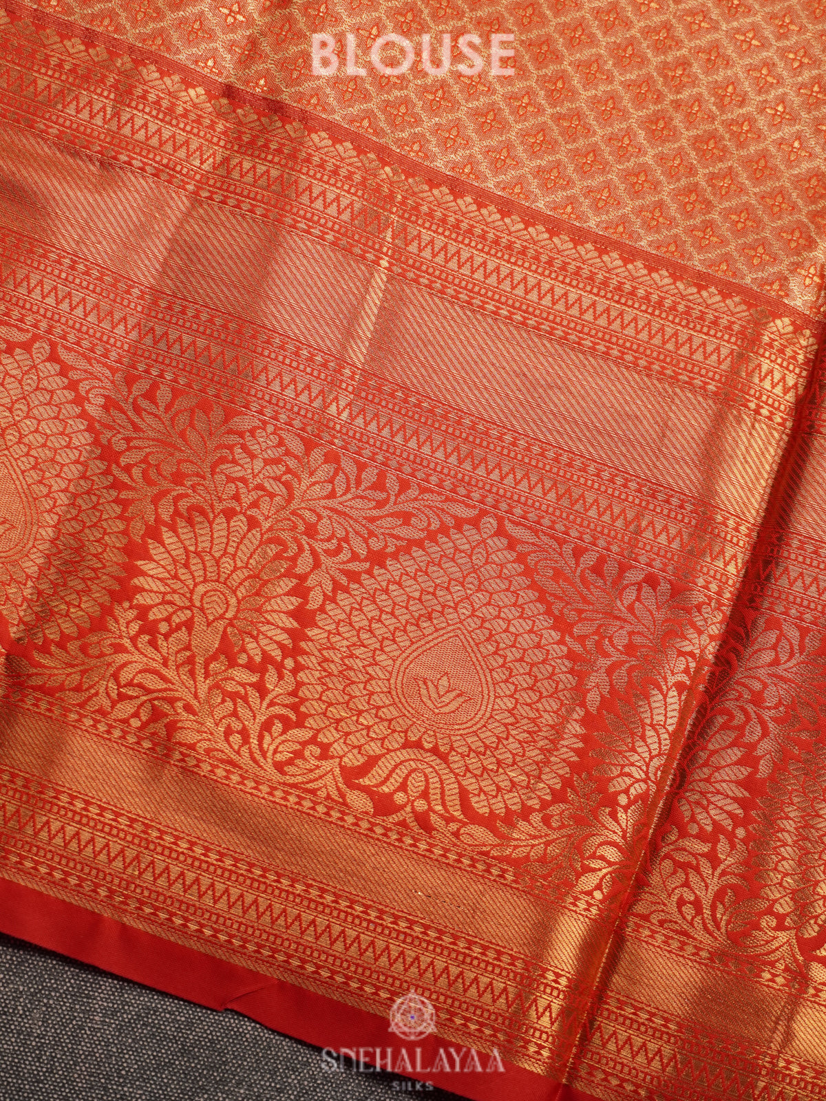 Blue Art Silk Sraee
