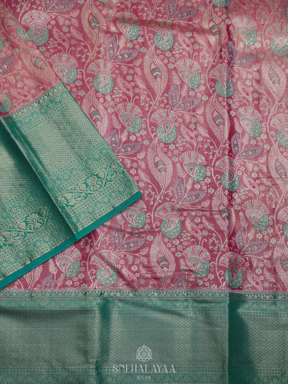 Plum Art Silk Sraee