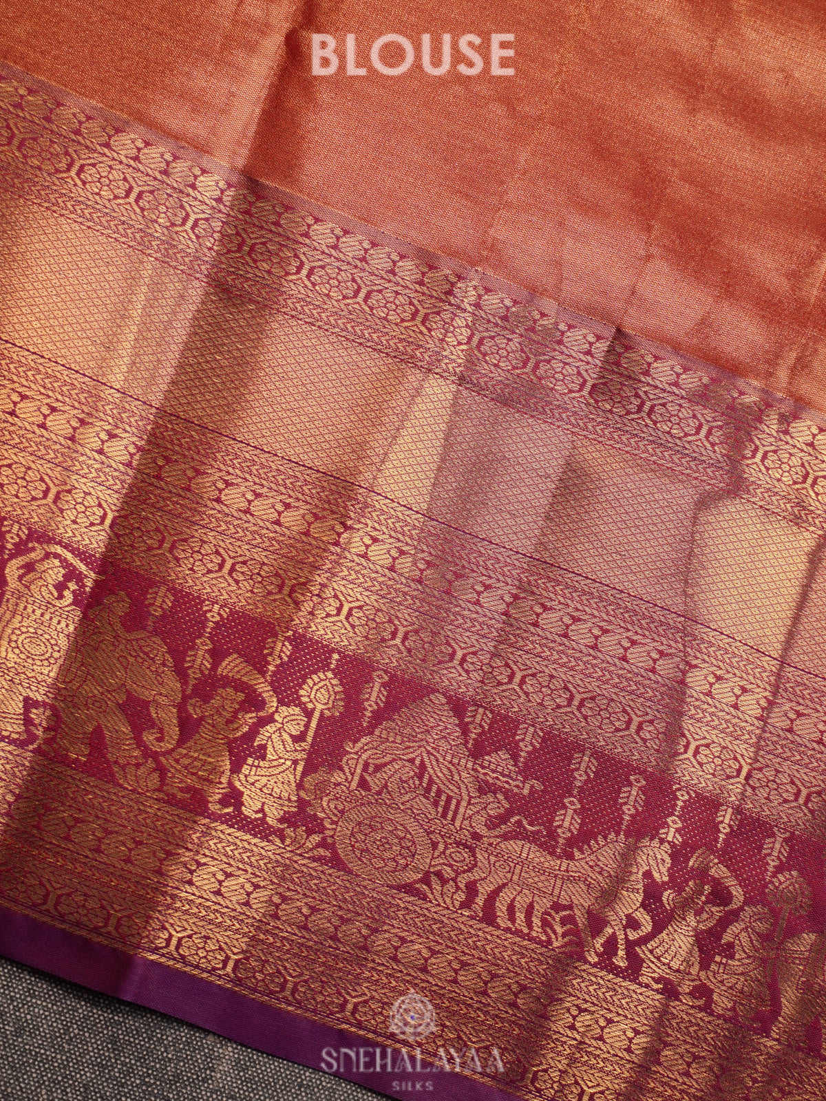 Golden Art Silk Sraee