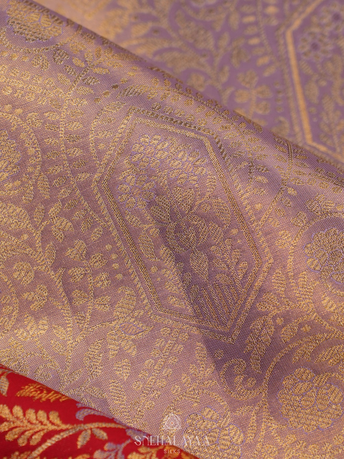 Pink Tissue Kanjivaram Silk Saree