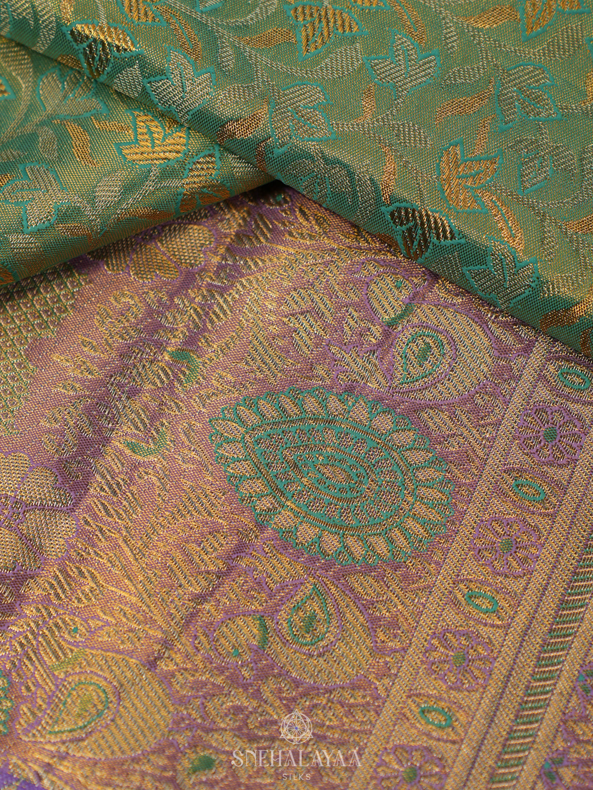 Green Tissue Kanjivaram Silk Saree