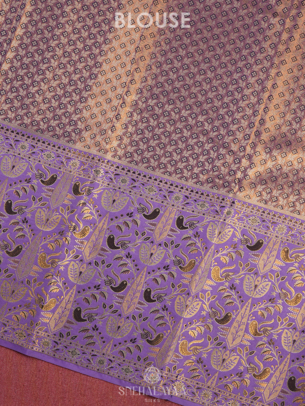 Olive Green Tissue Kanjivaram Silk Saree
