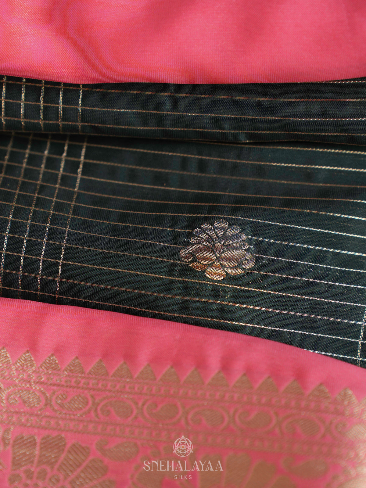 Forest Green Mysore Silk Saree