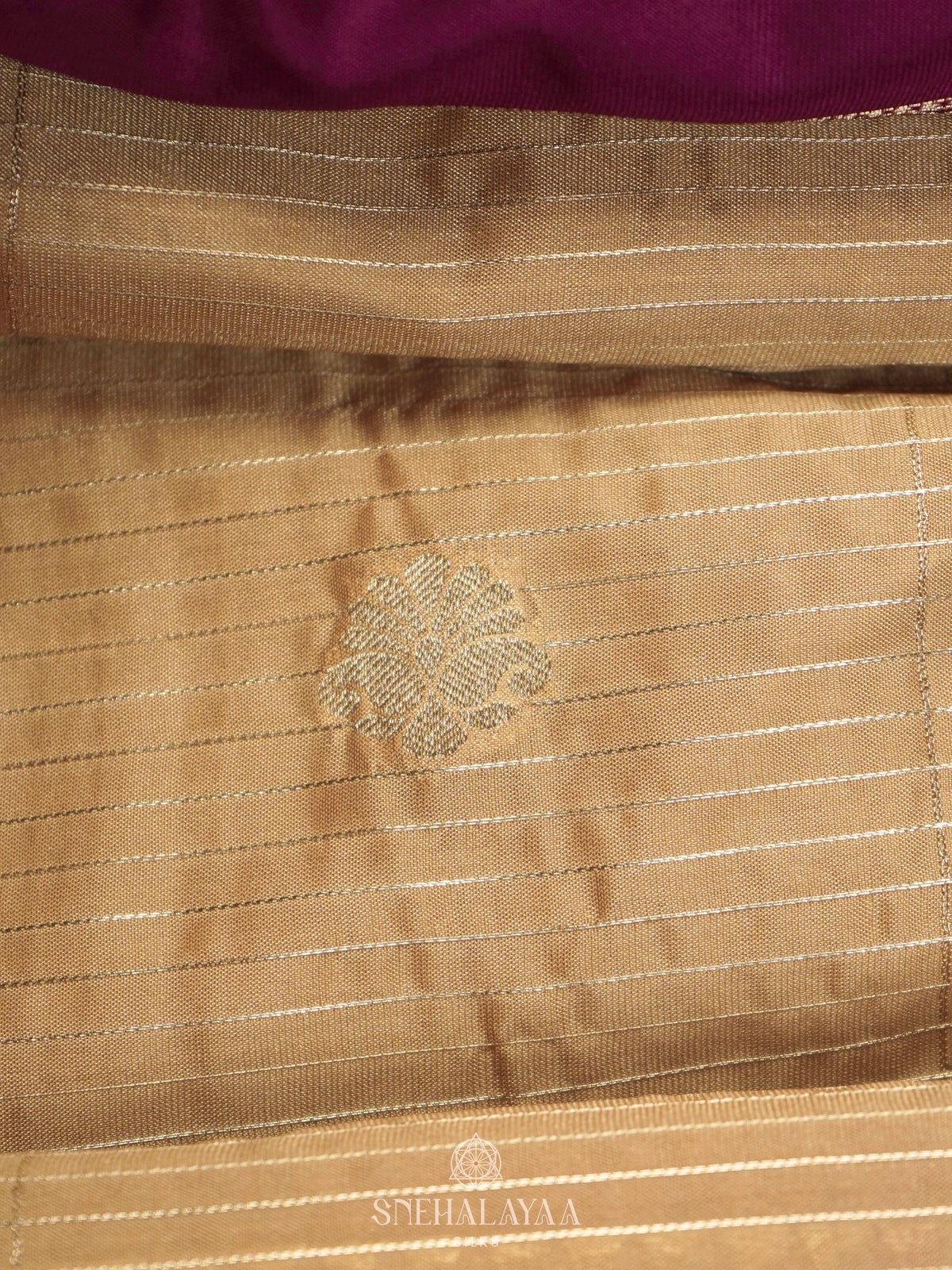 Cream Mysore Silk Saree