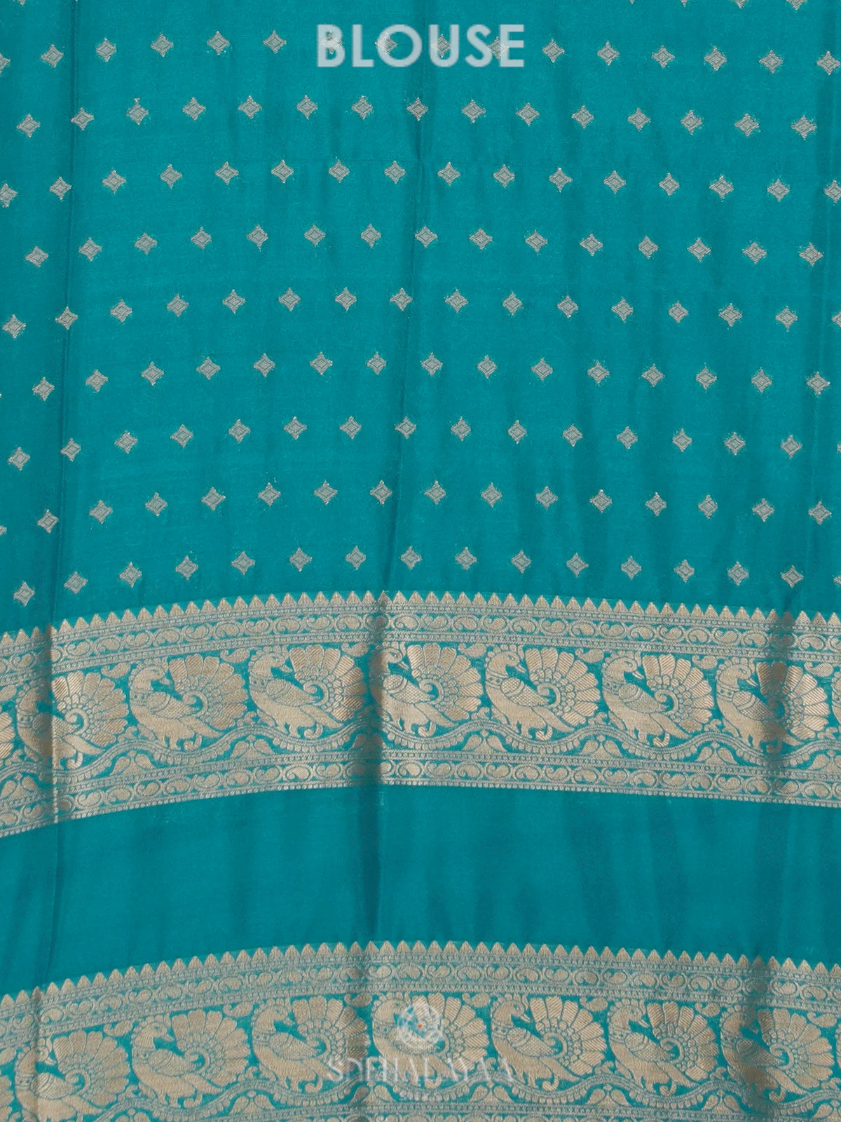 Navy Blue Mysore Silk Saree