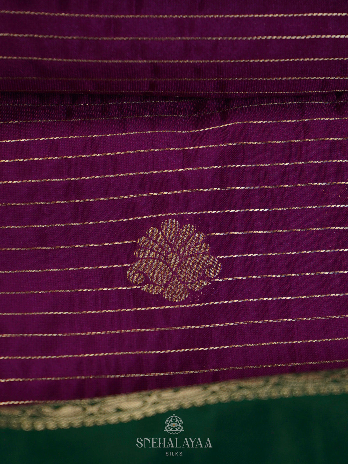 Magenta Mysore Silk Saree