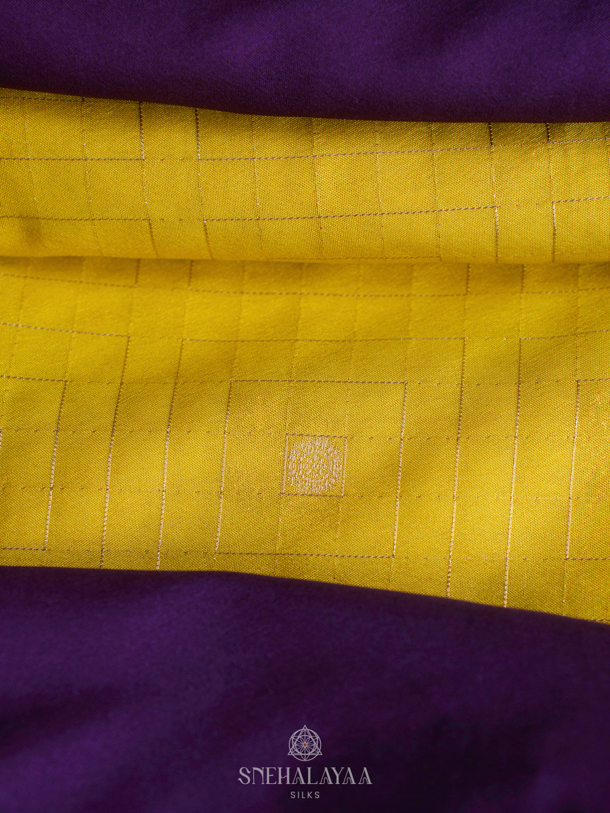 Lemon Yellow Mysore Silk Saree
