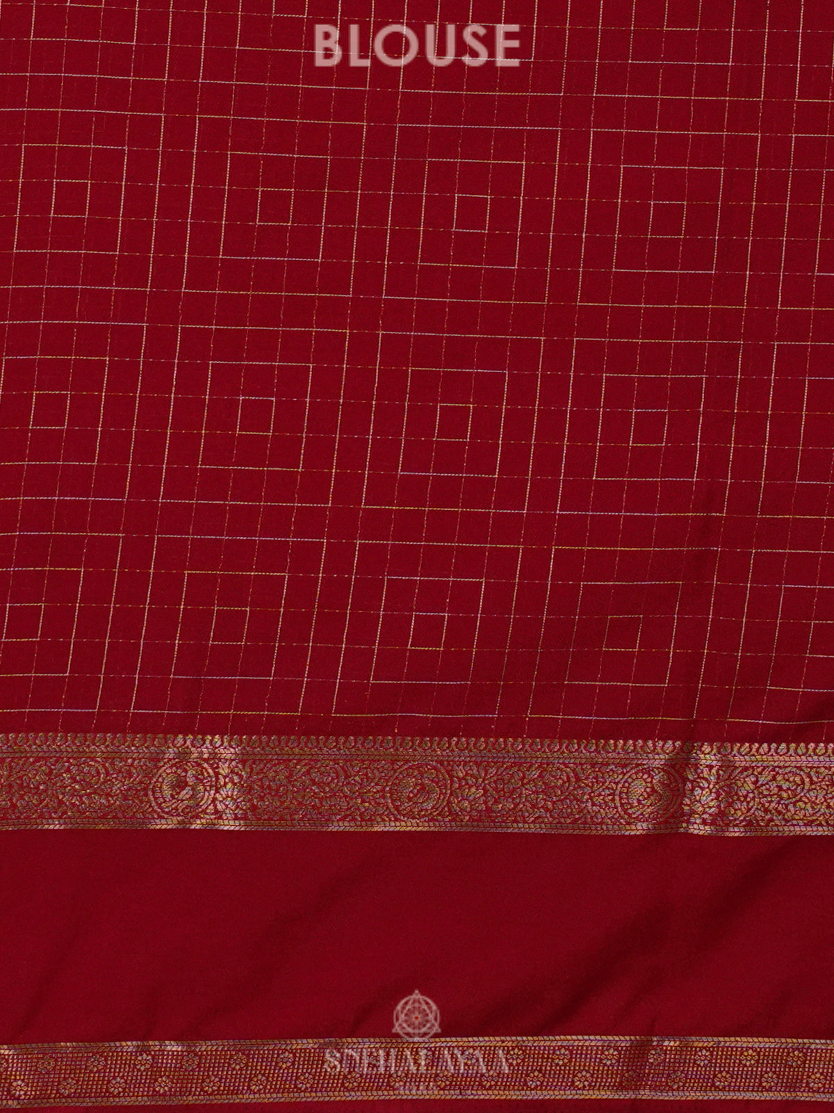White Mysore Silk Saree
