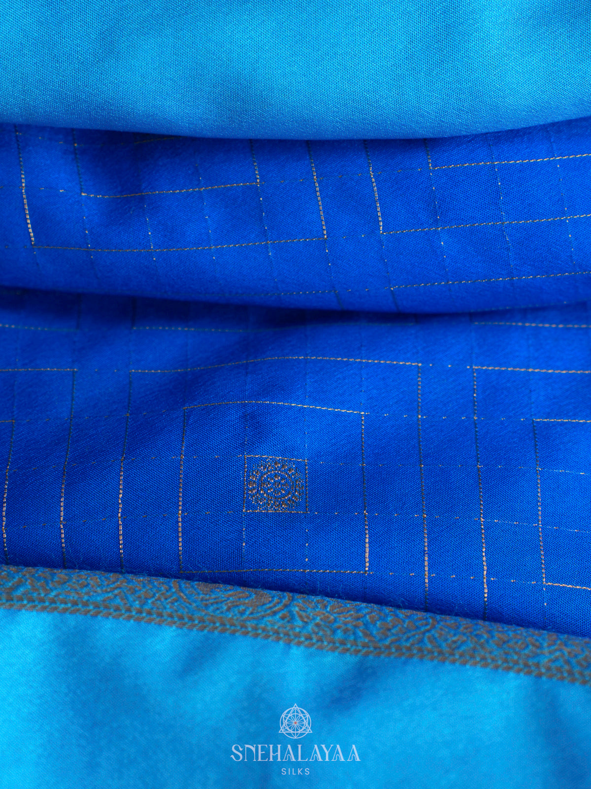 Royal Blue Mysore Silk Saree