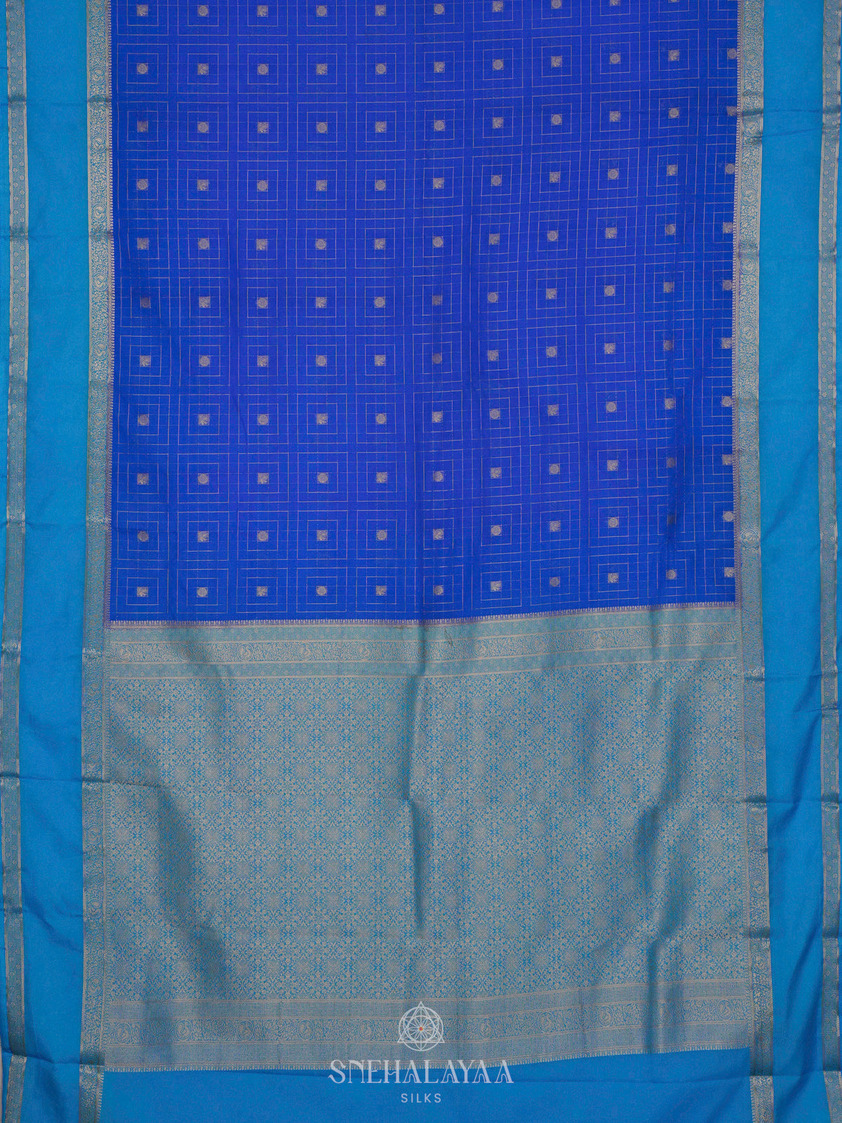 Royal Blue Mysore Silk Saree