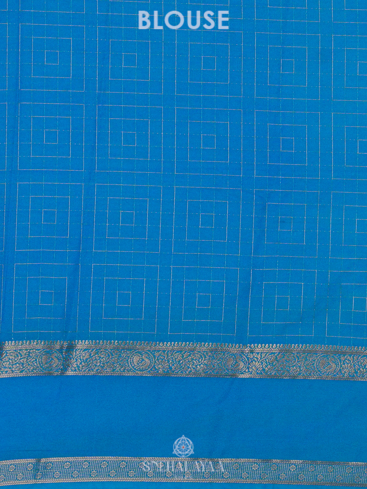 Royal Blue Mysore Silk Saree