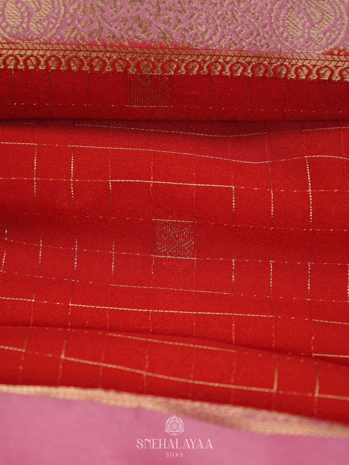 Red Mysore Silk Saree
