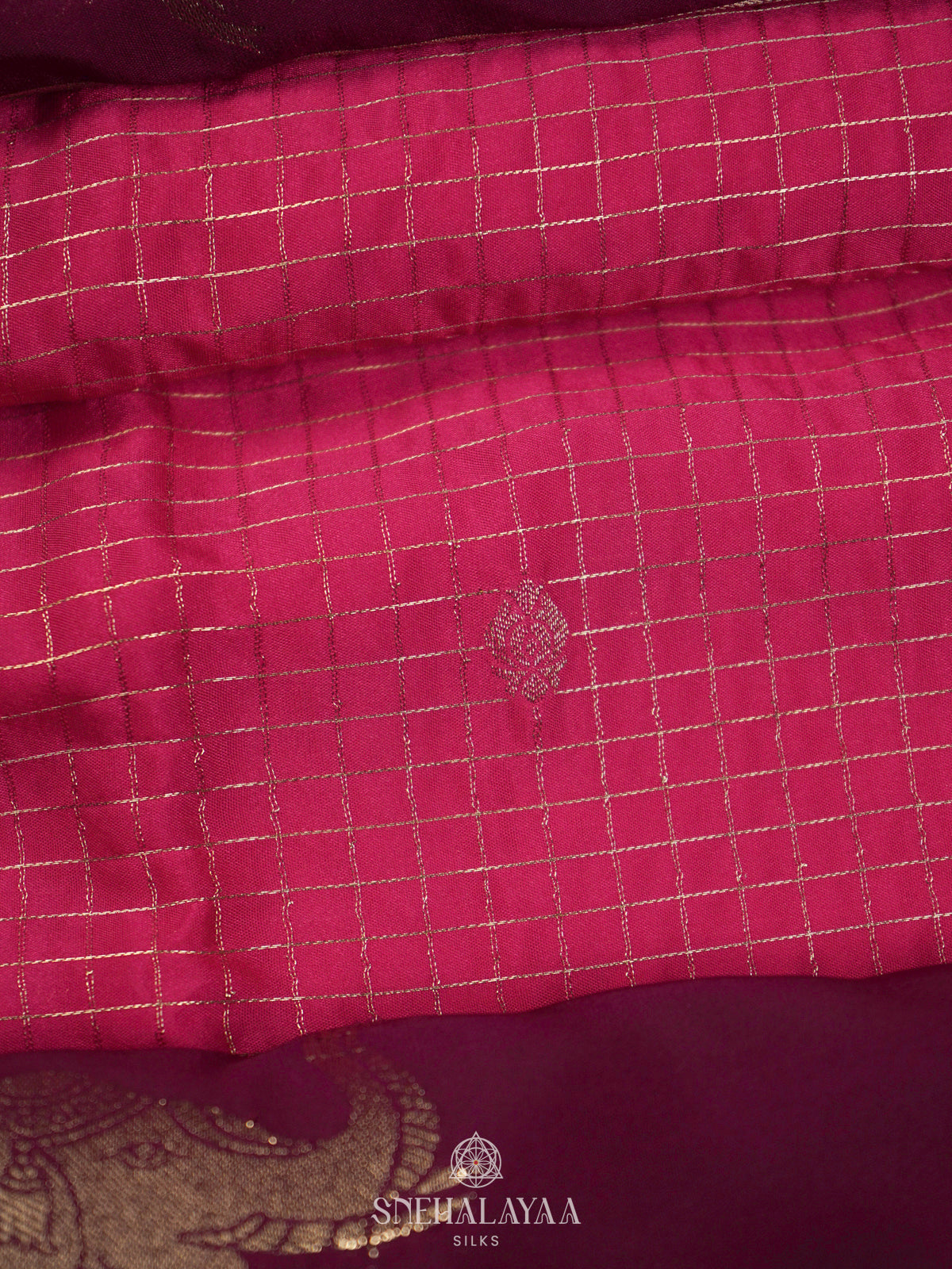Pink Mysore Silk Saree