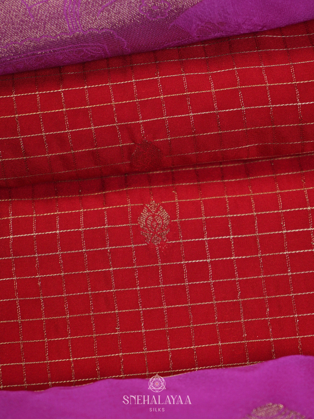 Red Mysore Silk Saree