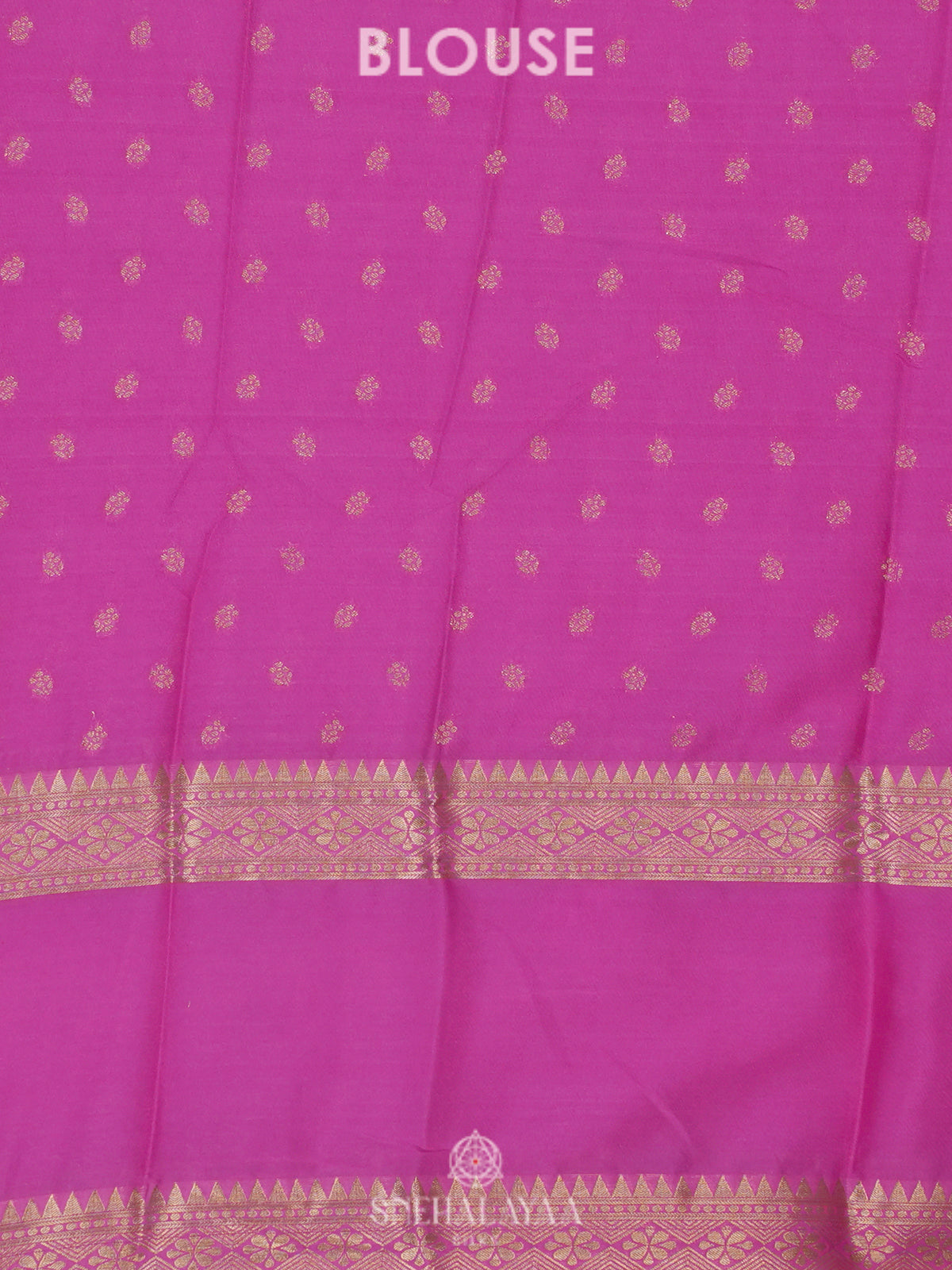 Red Mysore Silk Saree