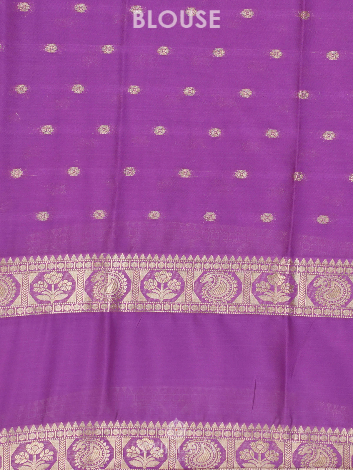 Purple Mysore Silk Saree