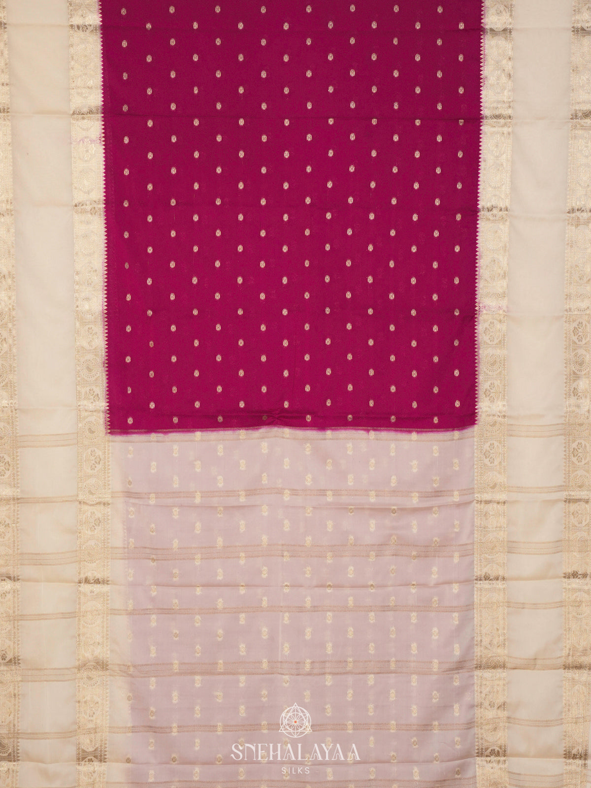 Pink Mysore Silk Saree