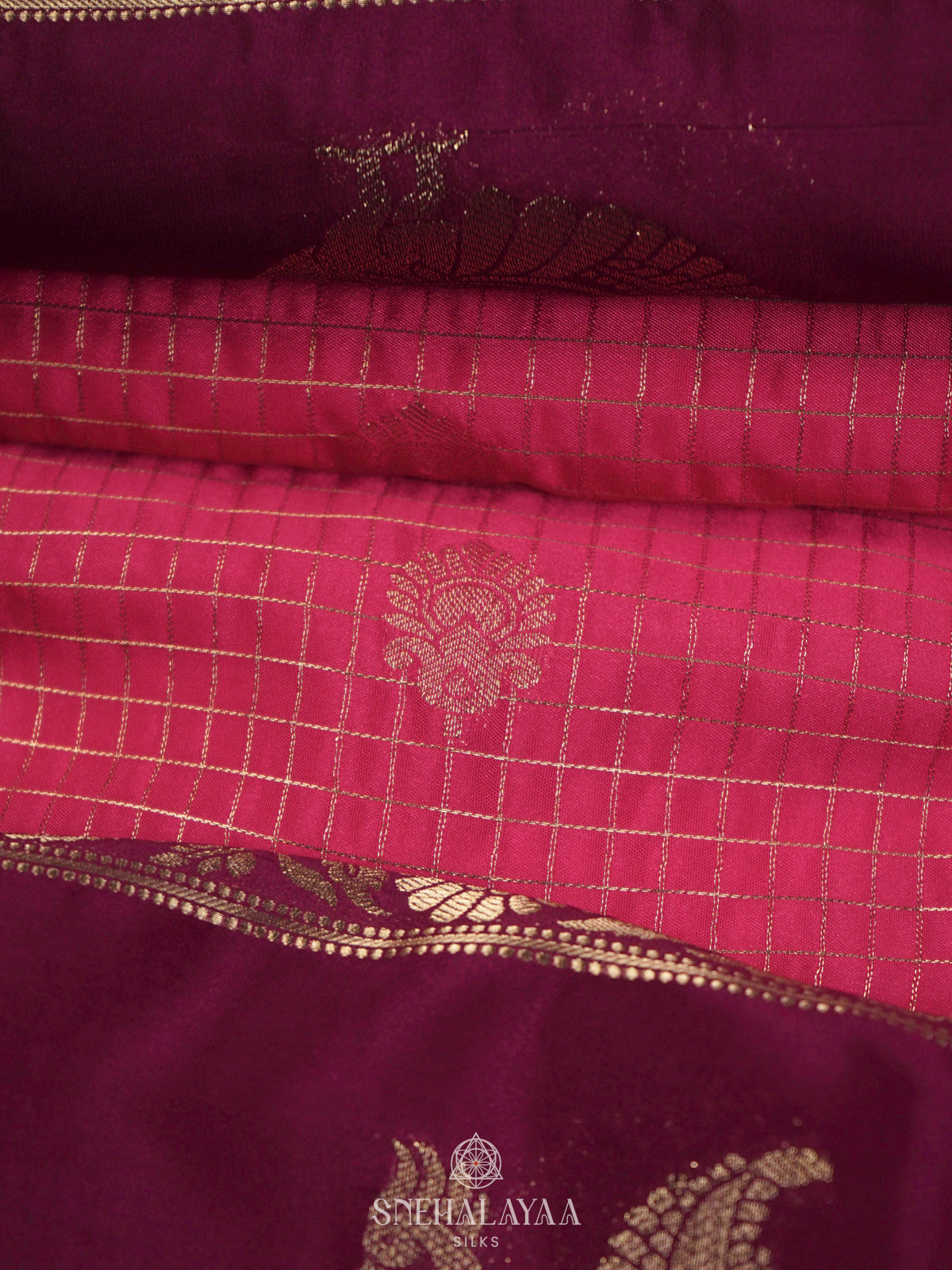 Pink Mysore Silk Saree