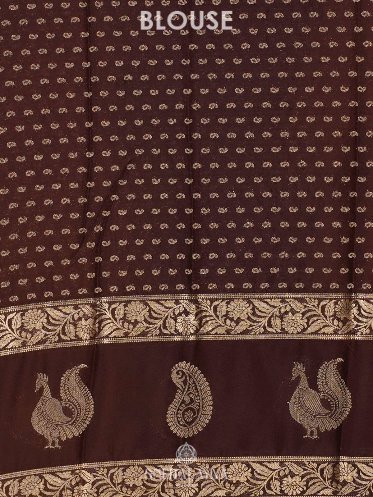 Orange Mysore Silk Saree