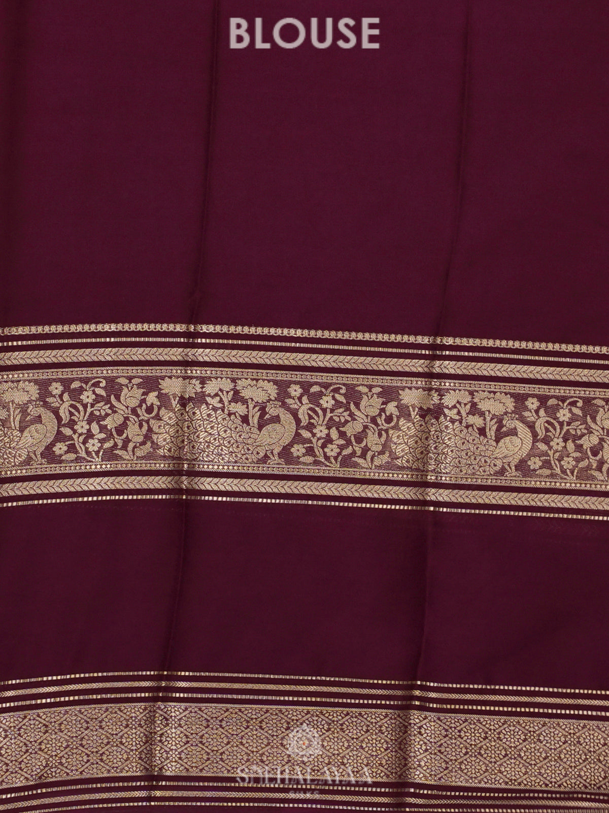 Ruby Red Mysore Silk Saree