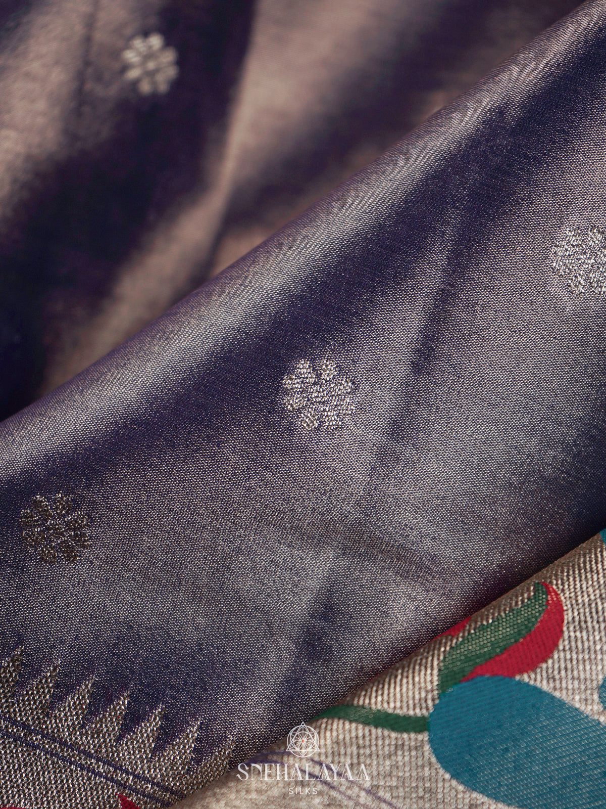 Lilac Tissue Paithani Saree