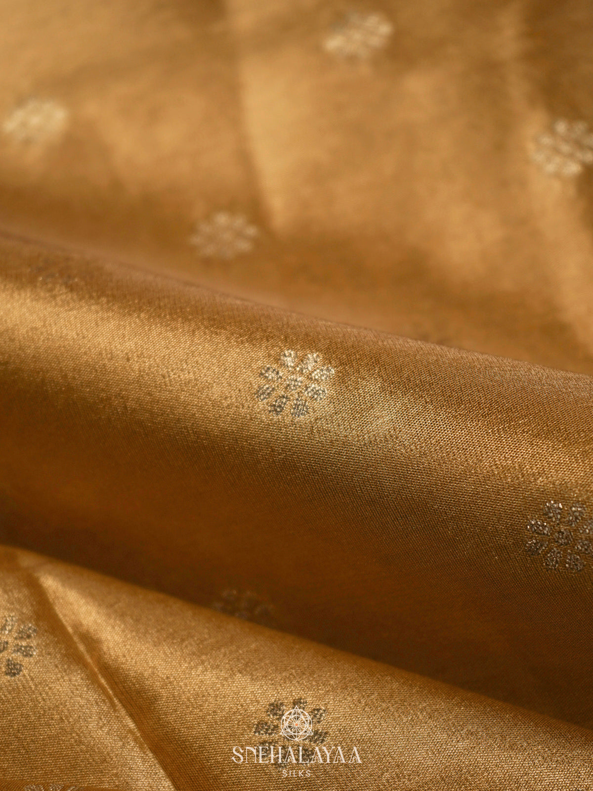 Golden Yellow Tissue Paithani Saree