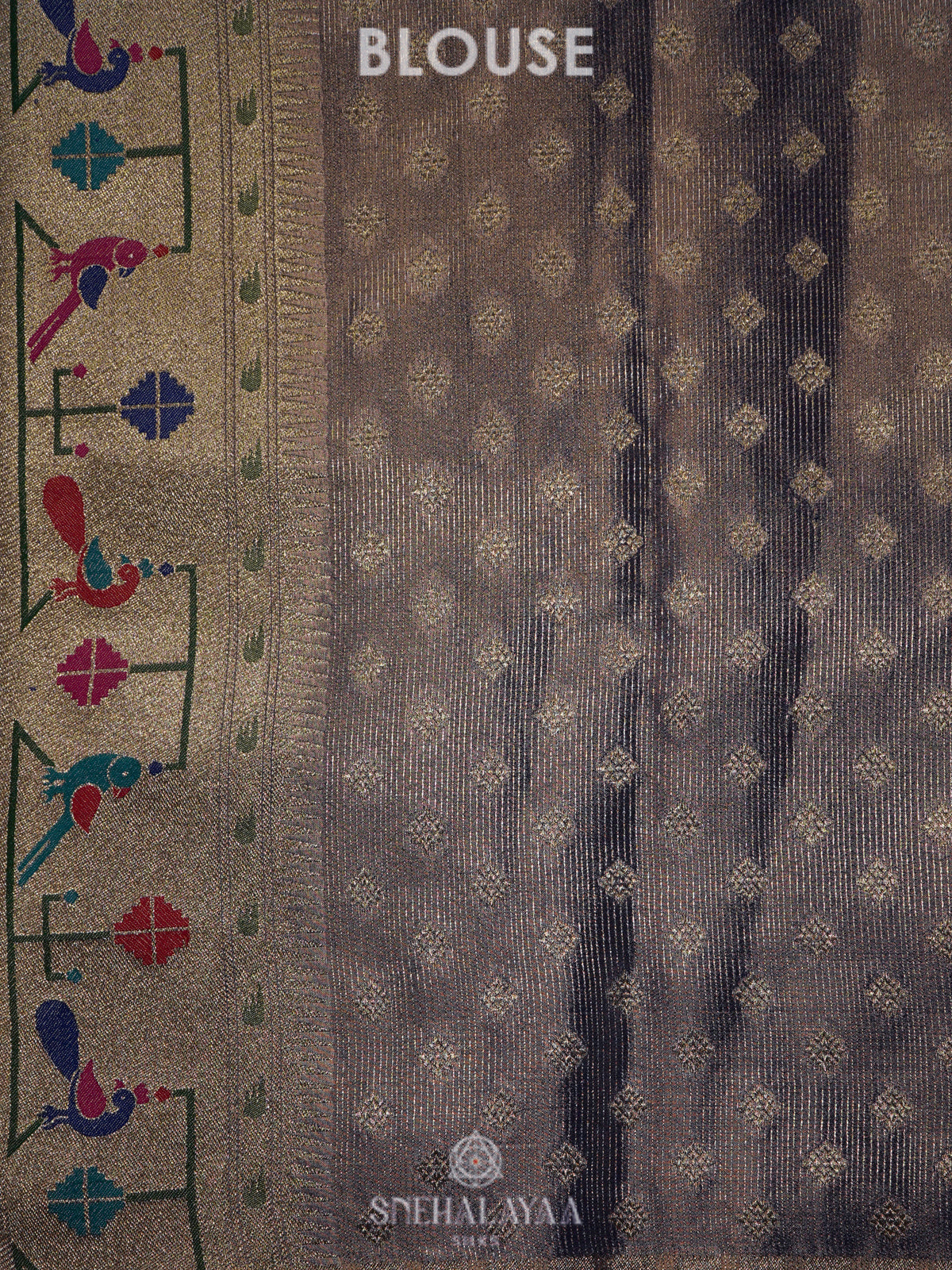 Lilac Tissue Paithani Saree