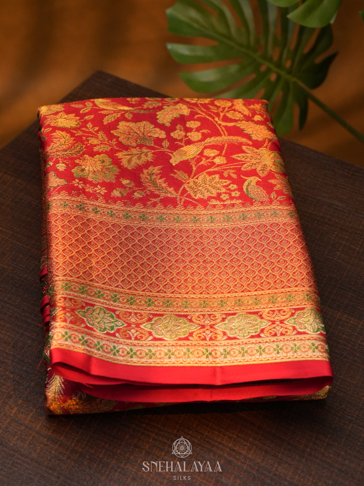 Red Kanjivaram Silk Saree
