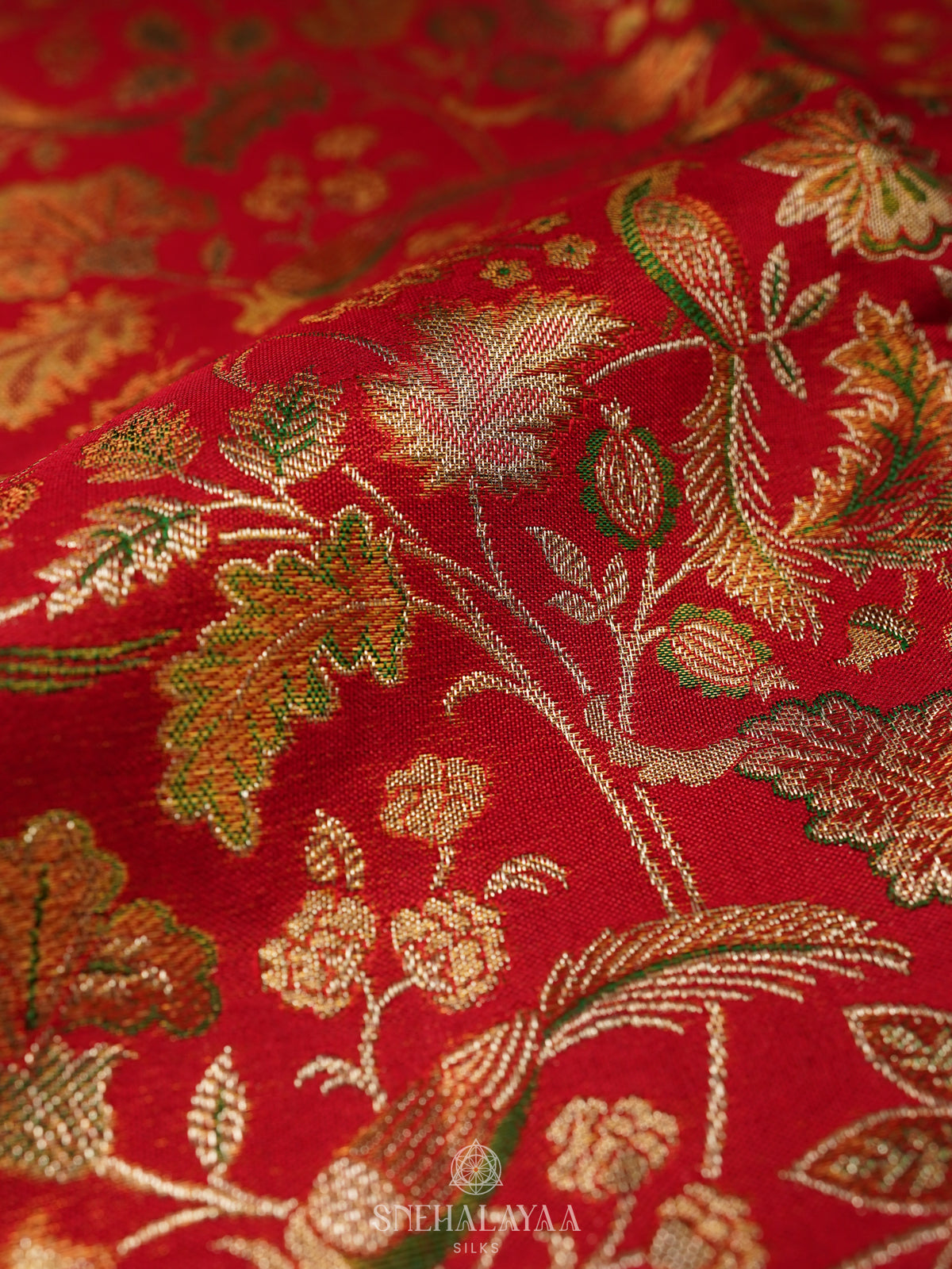 Red Kanjivaram Silk Saree