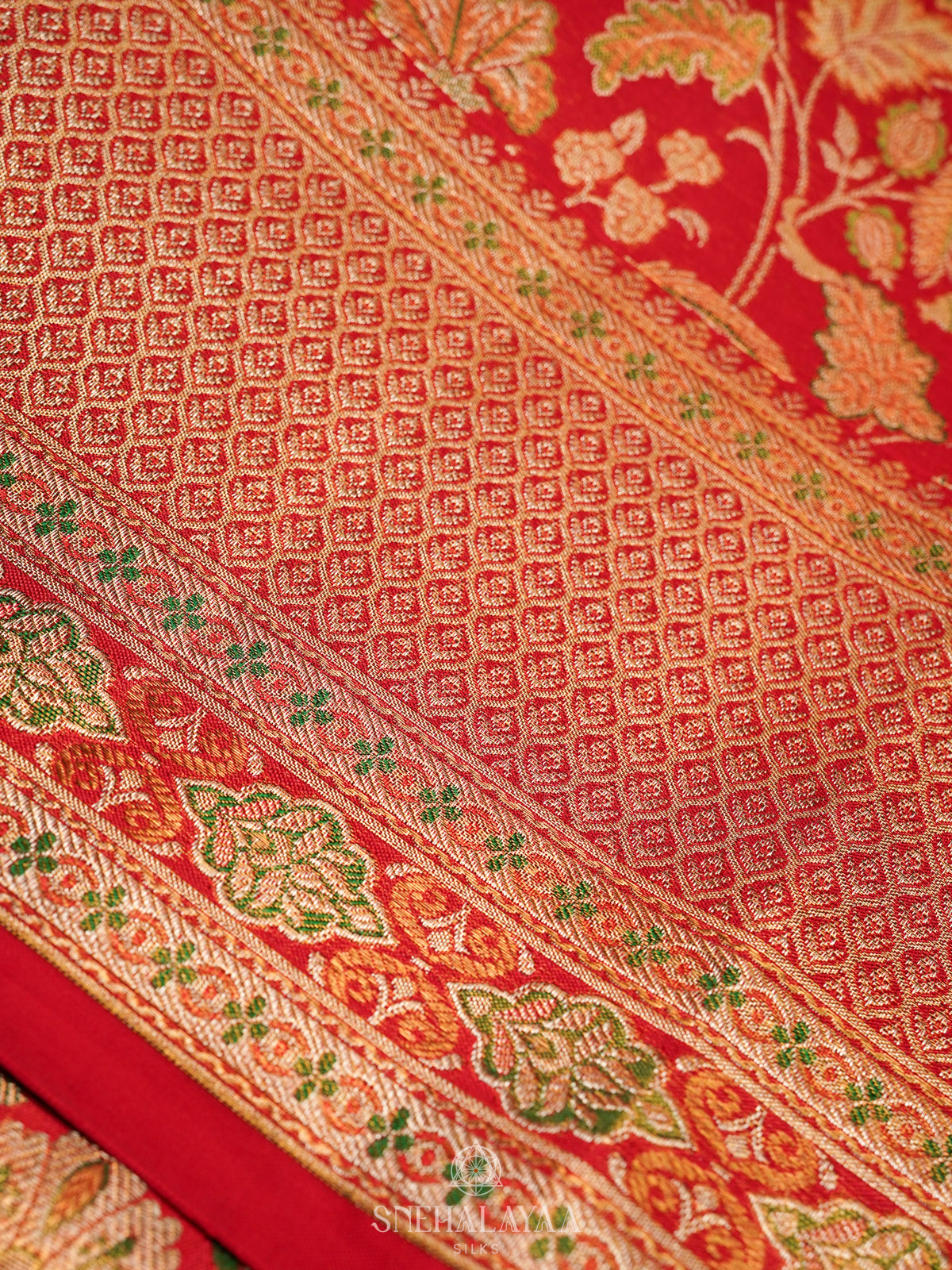 Red Kanjivaram Silk Saree