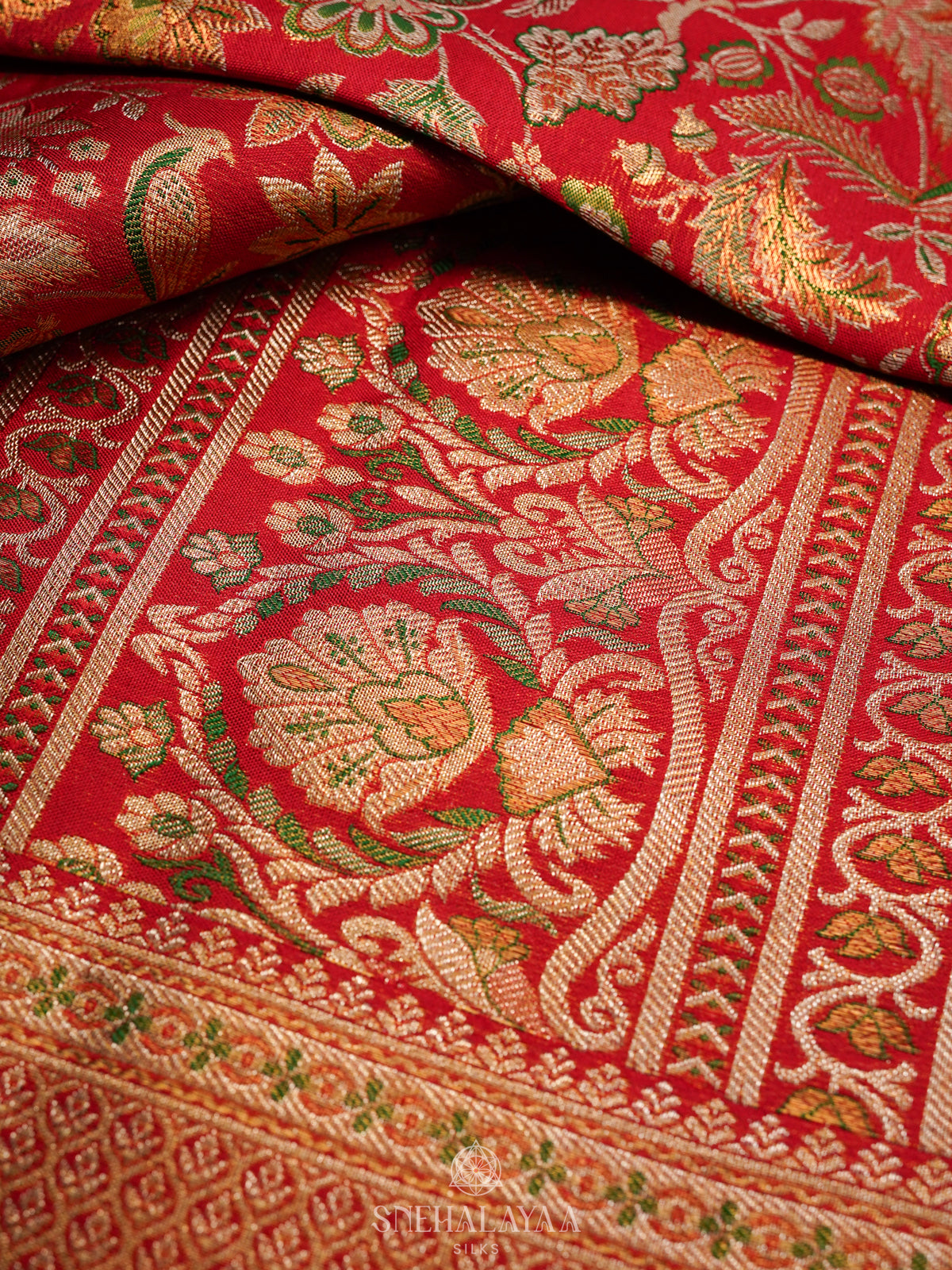 Red Kanjivaram Silk Saree