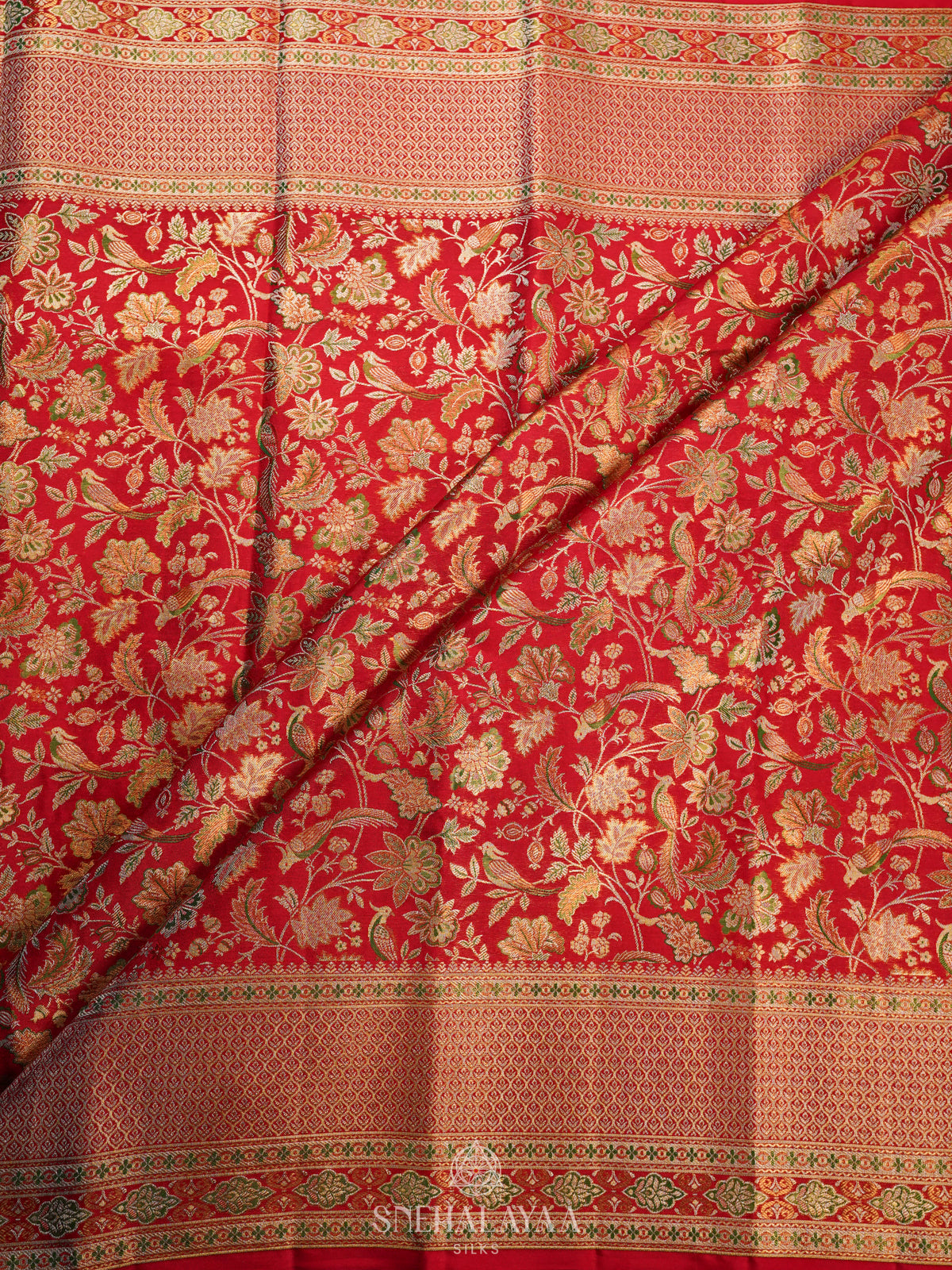Red Kanjivaram Silk Saree
