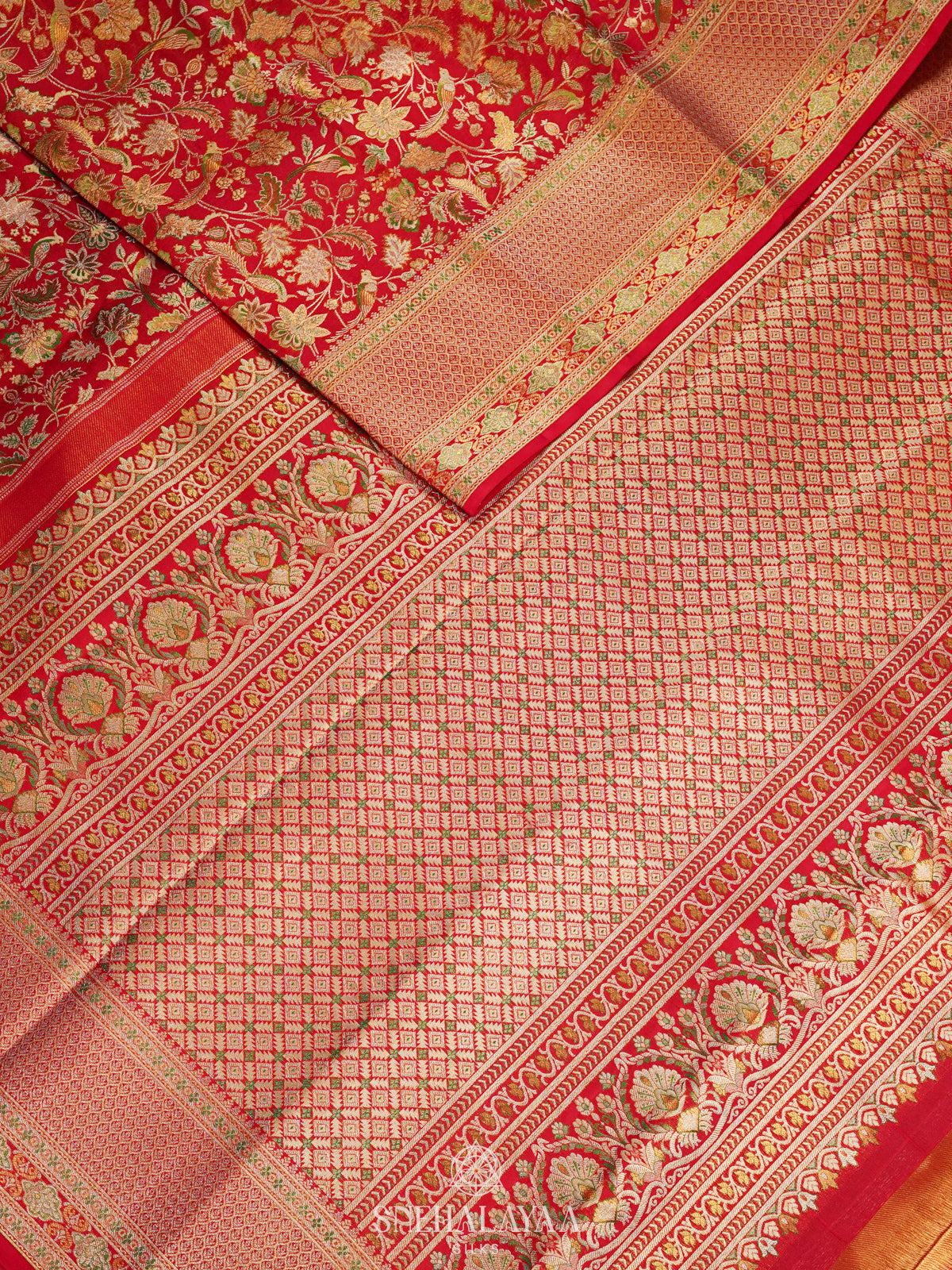 Red Kanjivaram Silk Saree