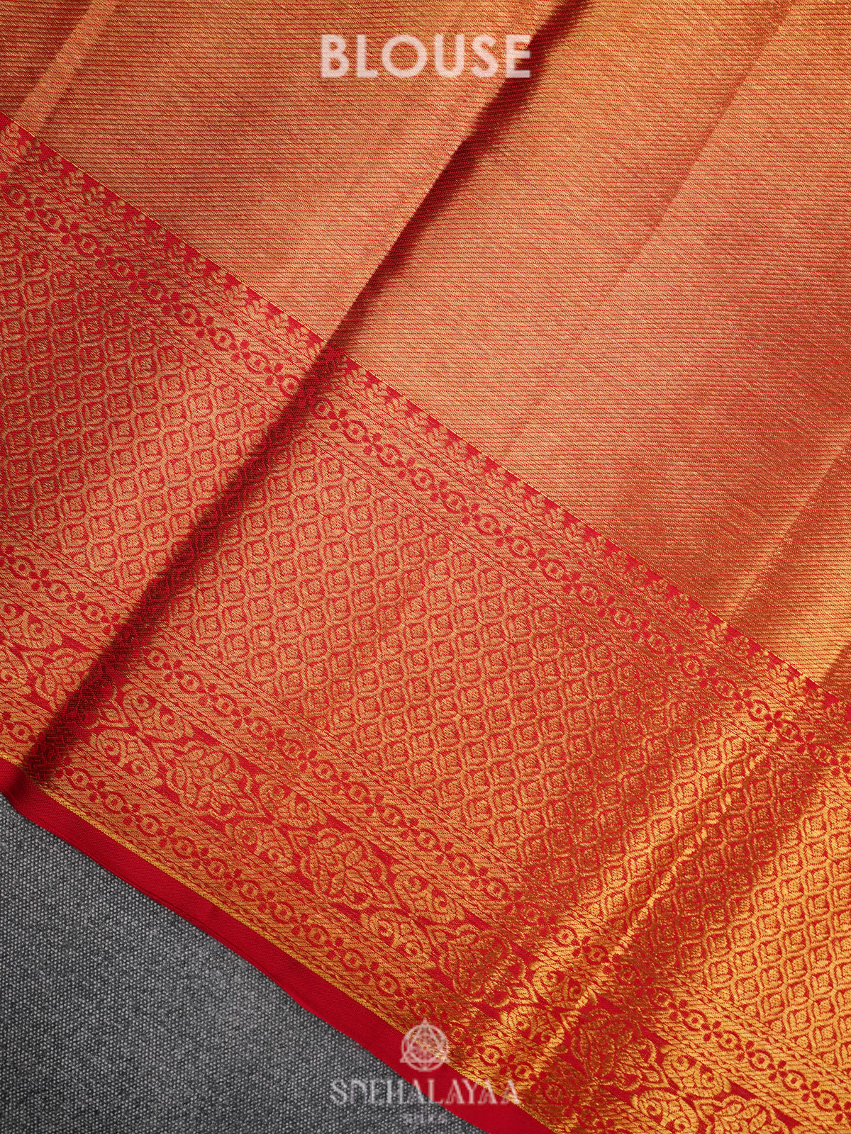 Red Kanjivaram Silk Saree