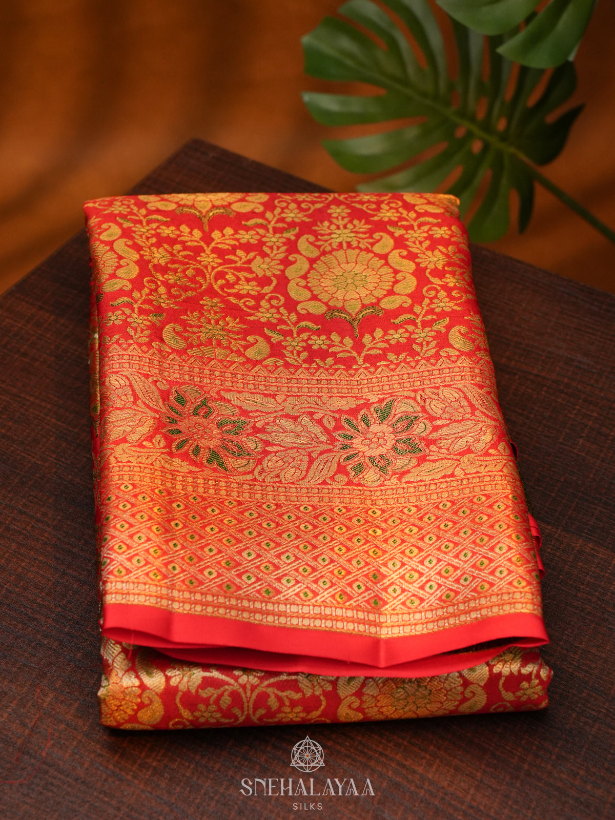 Red Kanjivaram Silk Saree