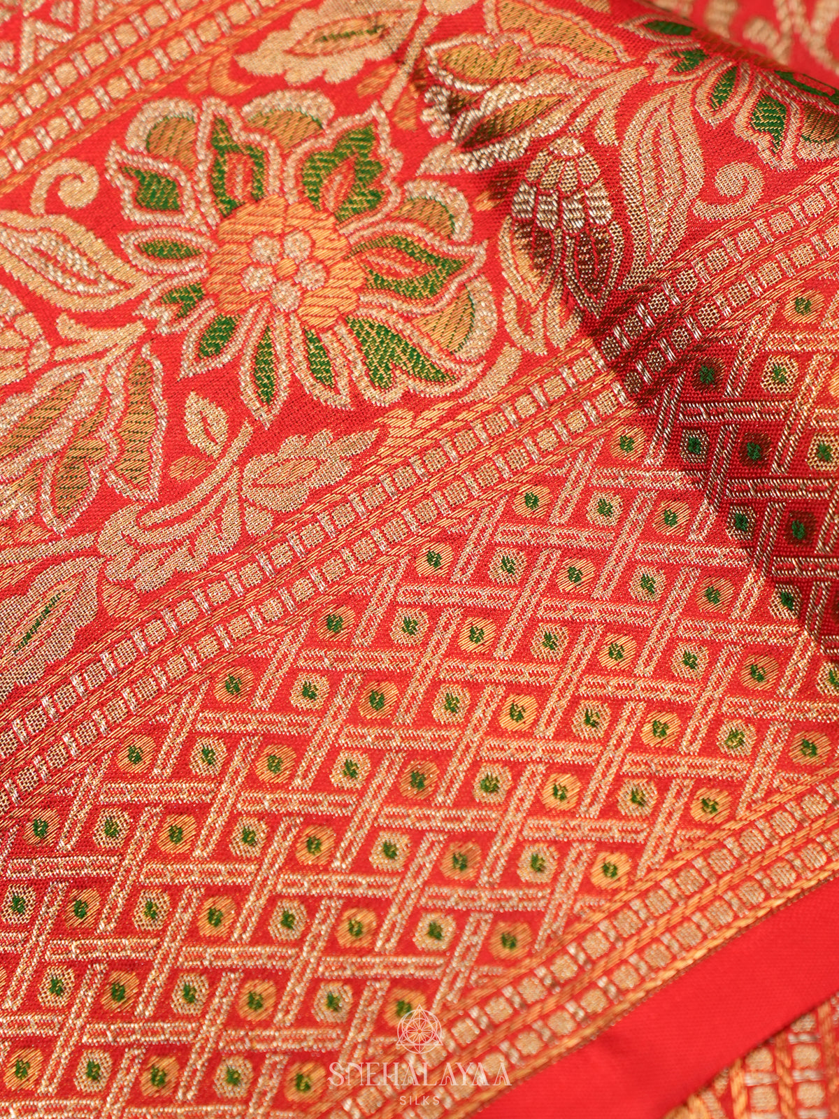 Red Kanjivaram Silk Saree