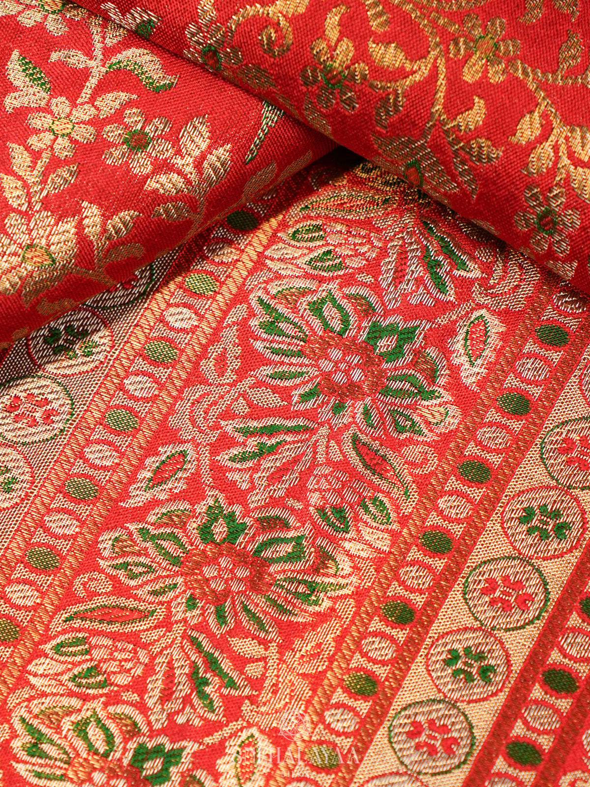Red Kanjivaram Silk Saree