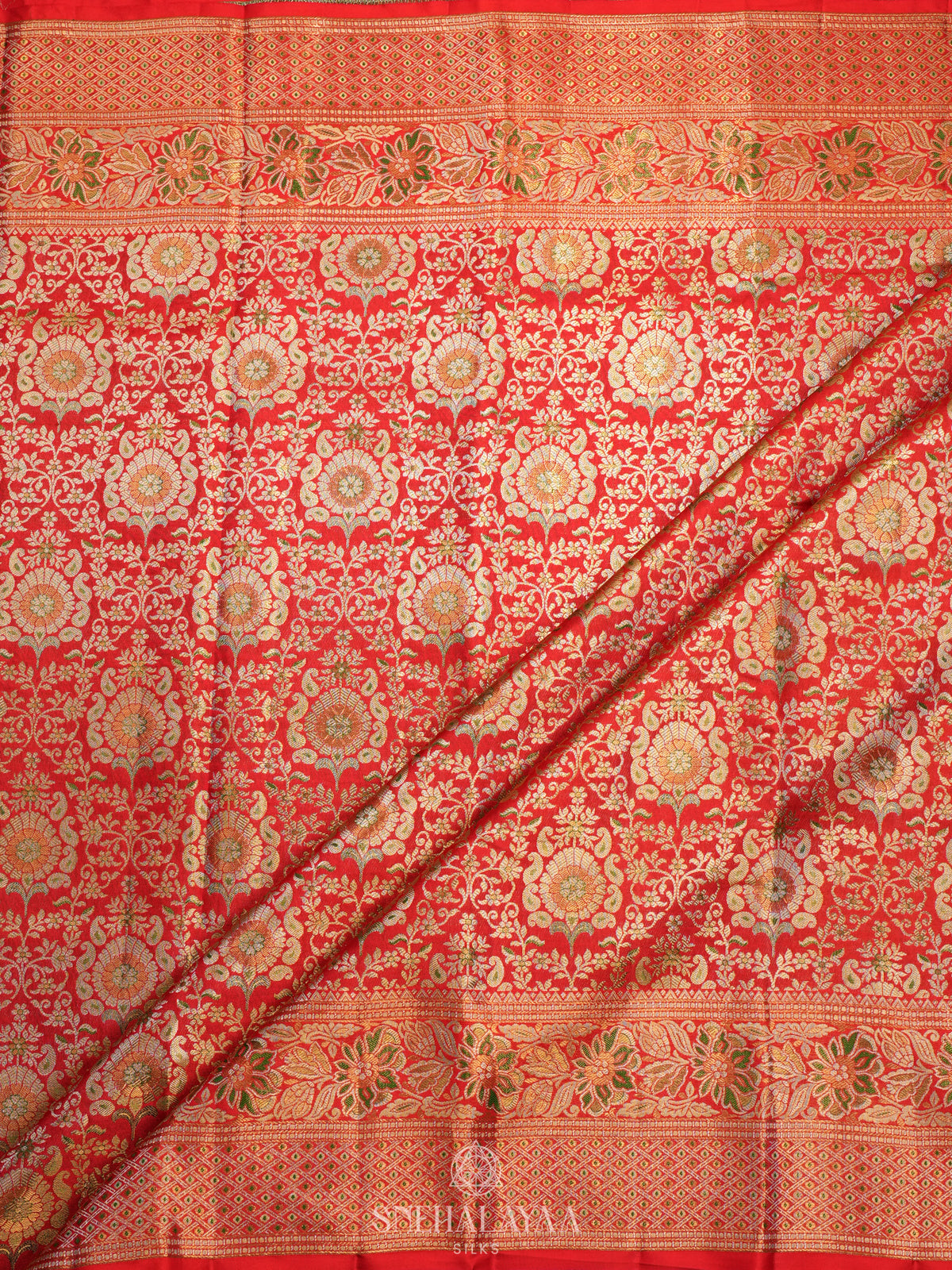 Red Kanjivaram Silk Saree