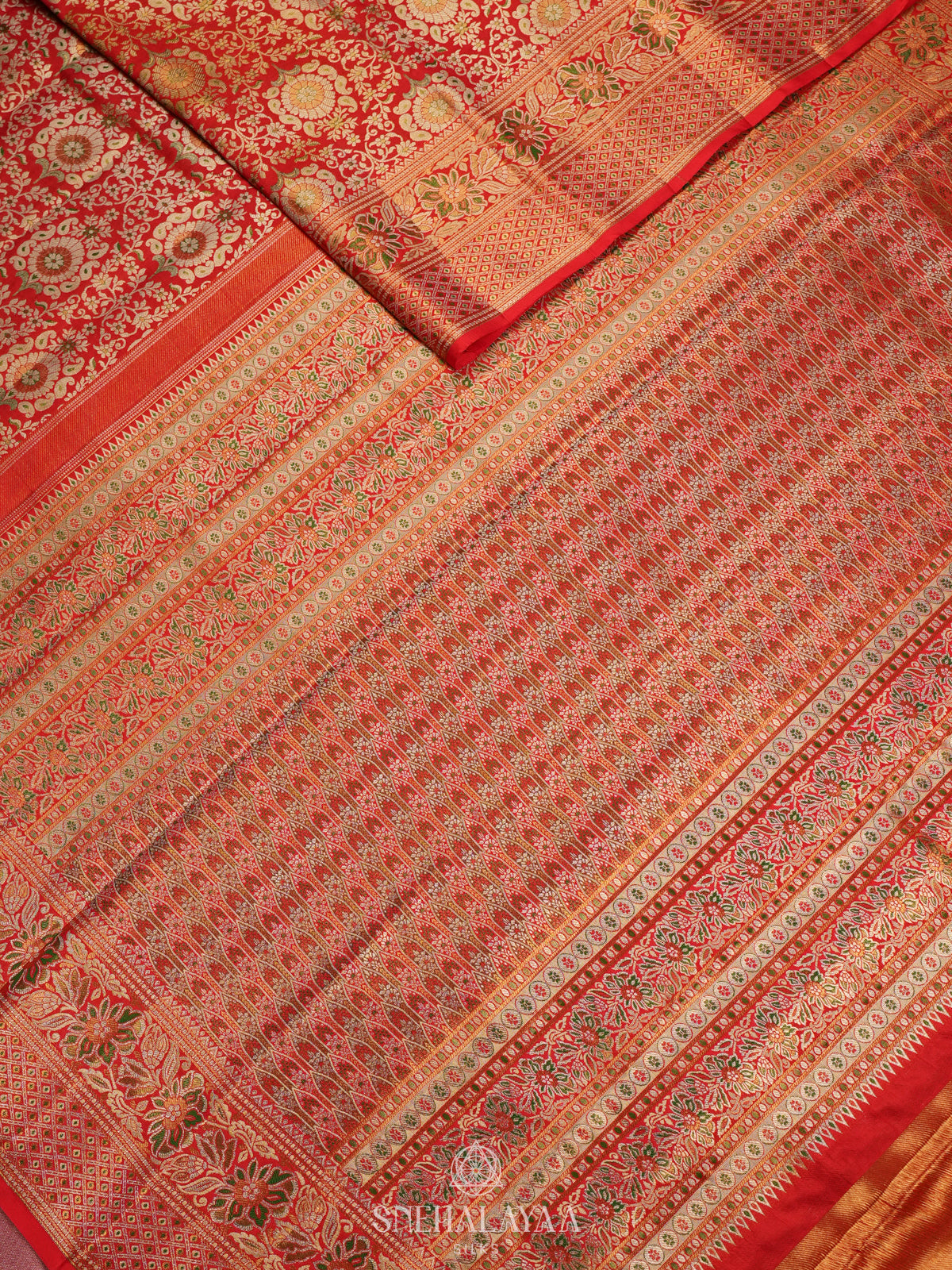 Red Kanjivaram Silk Saree