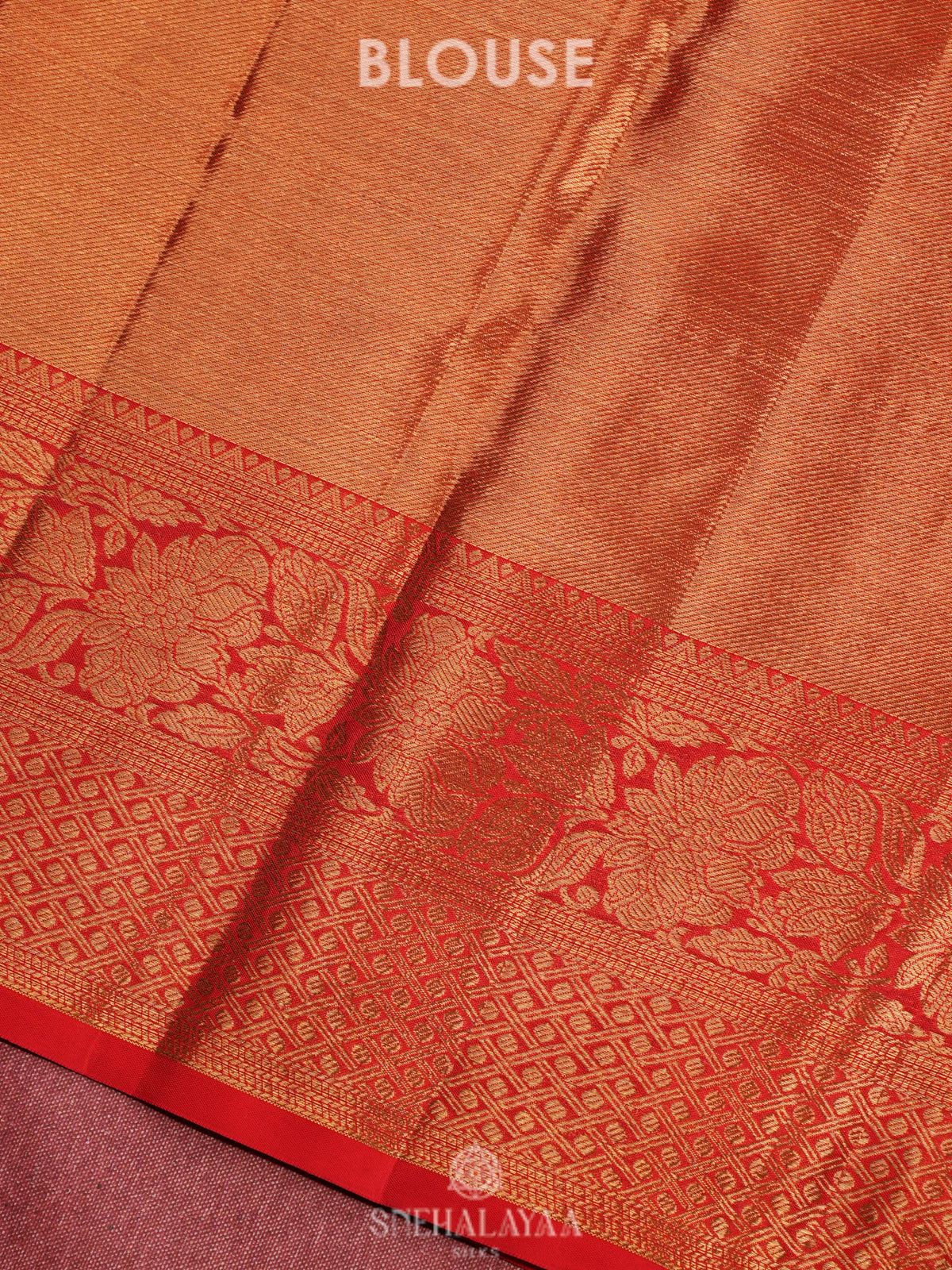 Red Kanjivaram Silk Saree