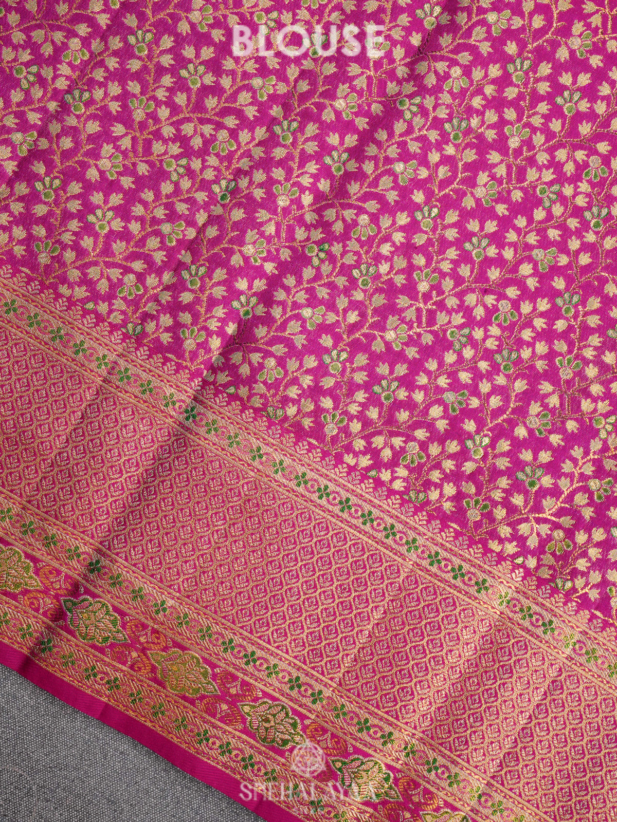 Pink Kanjivaram Silk Saree