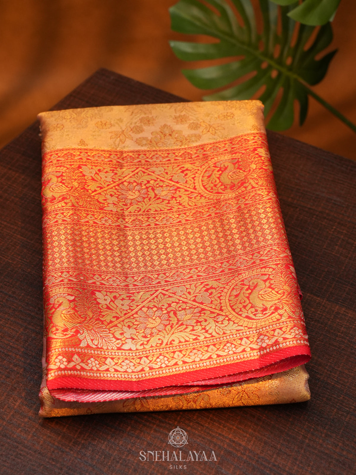 Pink Kanjivaram Silk Saree