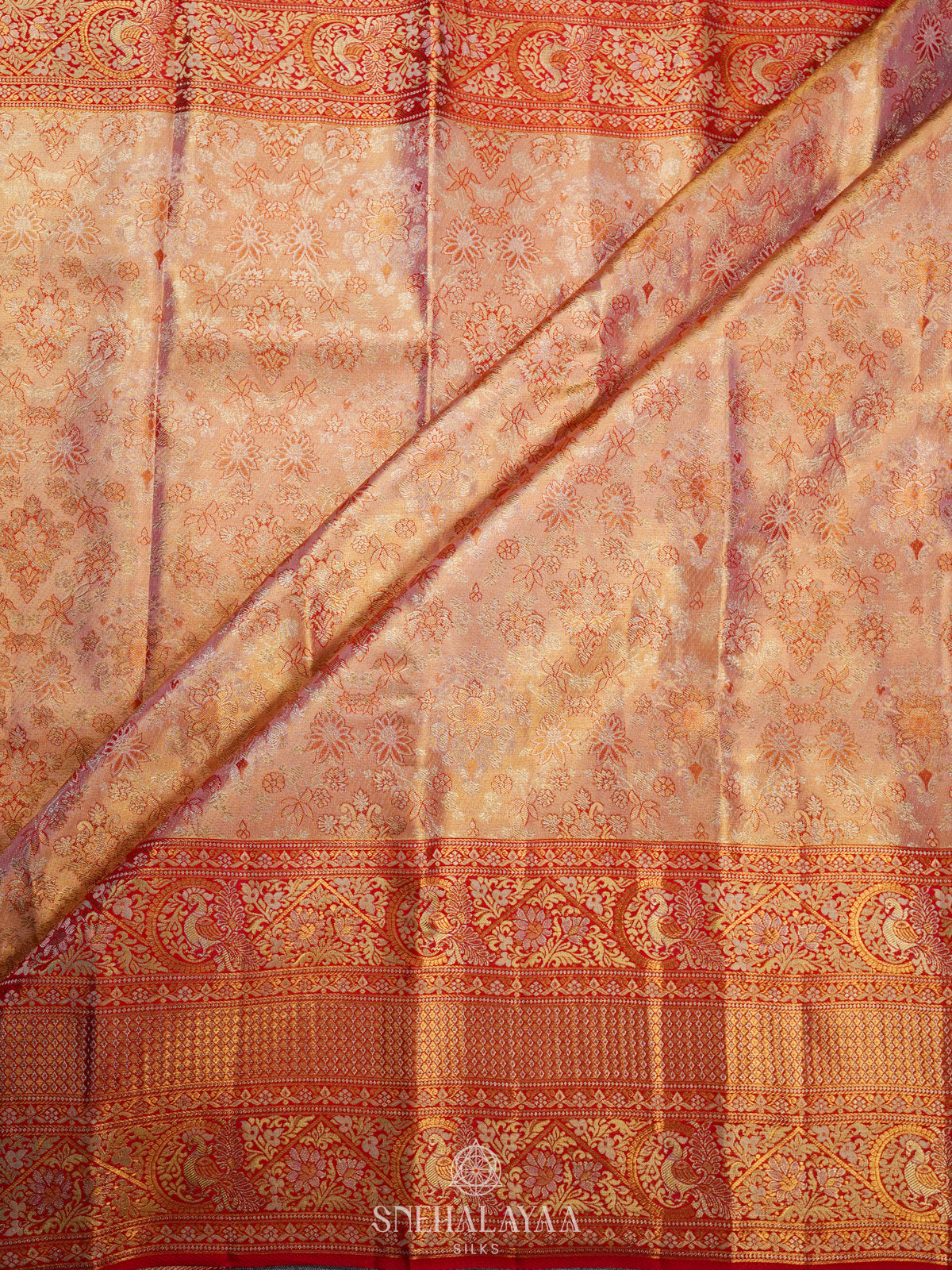 Pink Kanjivaram Silk Saree