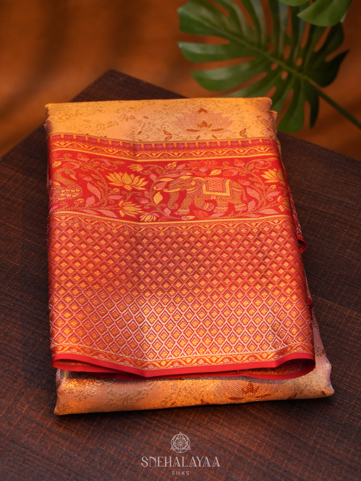 Pink Kanjivaram Silk Saree