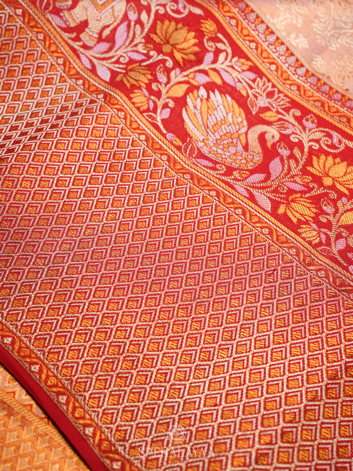 Pink Kanjivaram Silk Saree