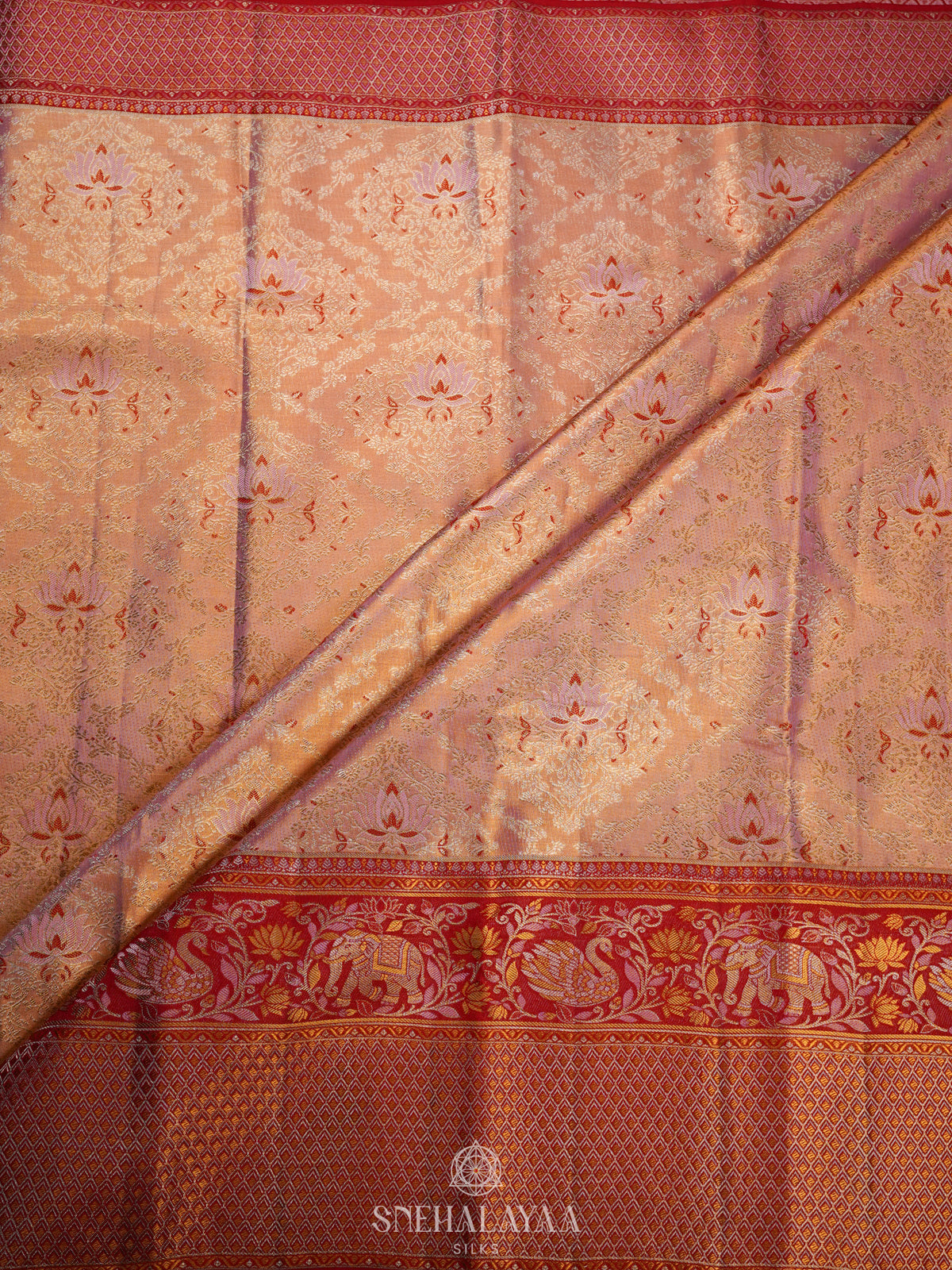 Pink Kanjivaram Silk Saree