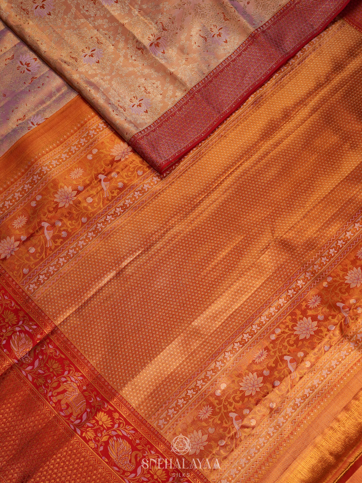Pink Kanjivaram Silk Saree