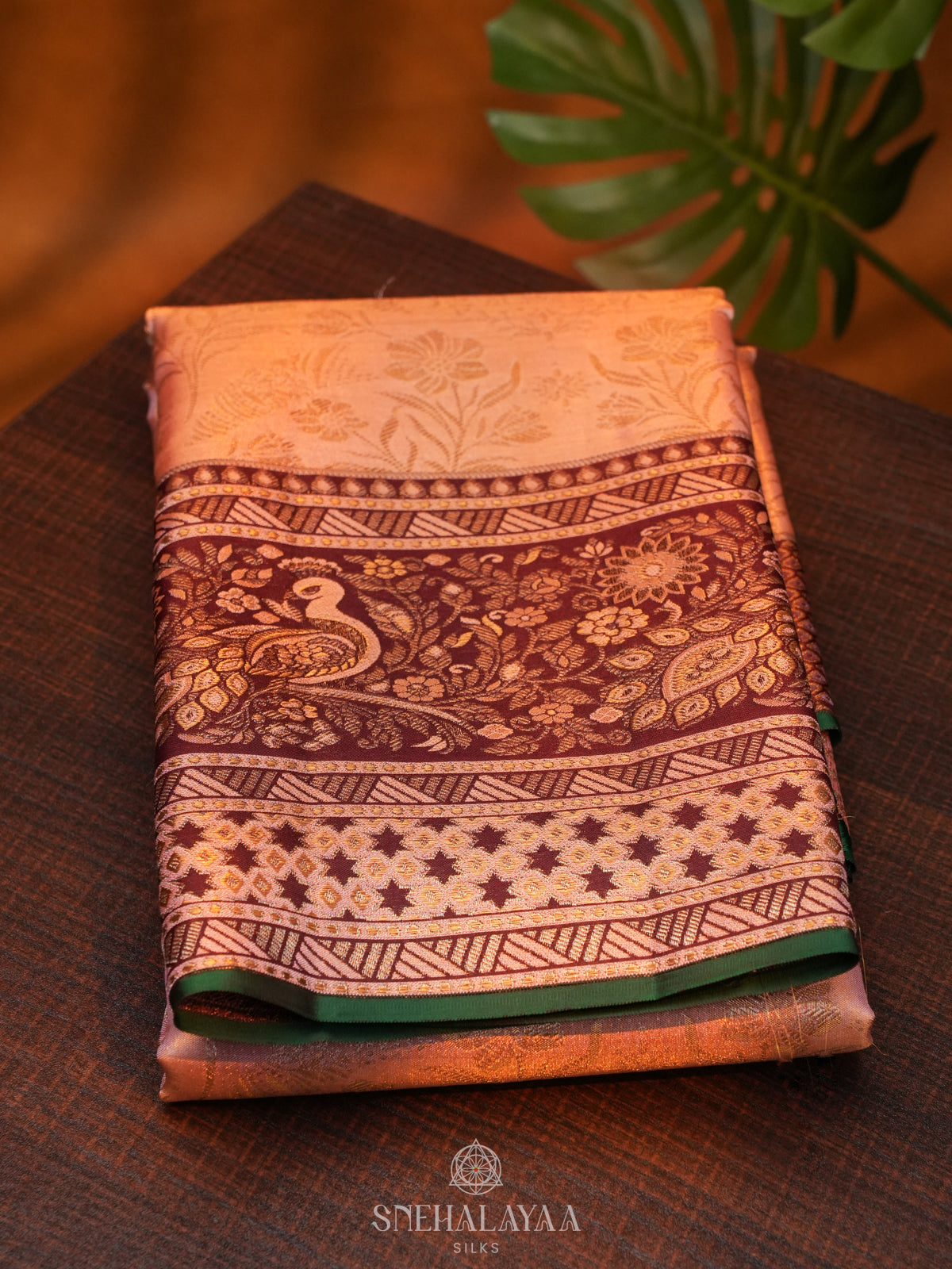 Pink Kanjivaram Silk Saree