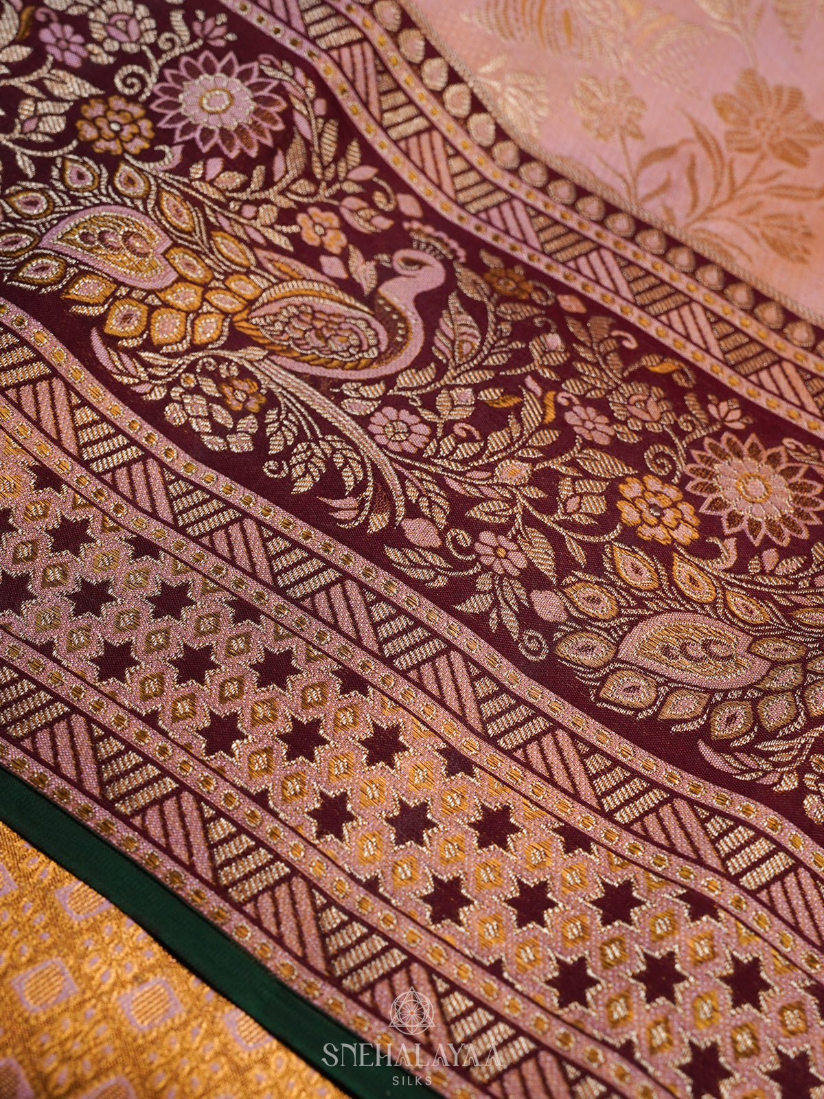 Pink Kanjivaram Silk Saree